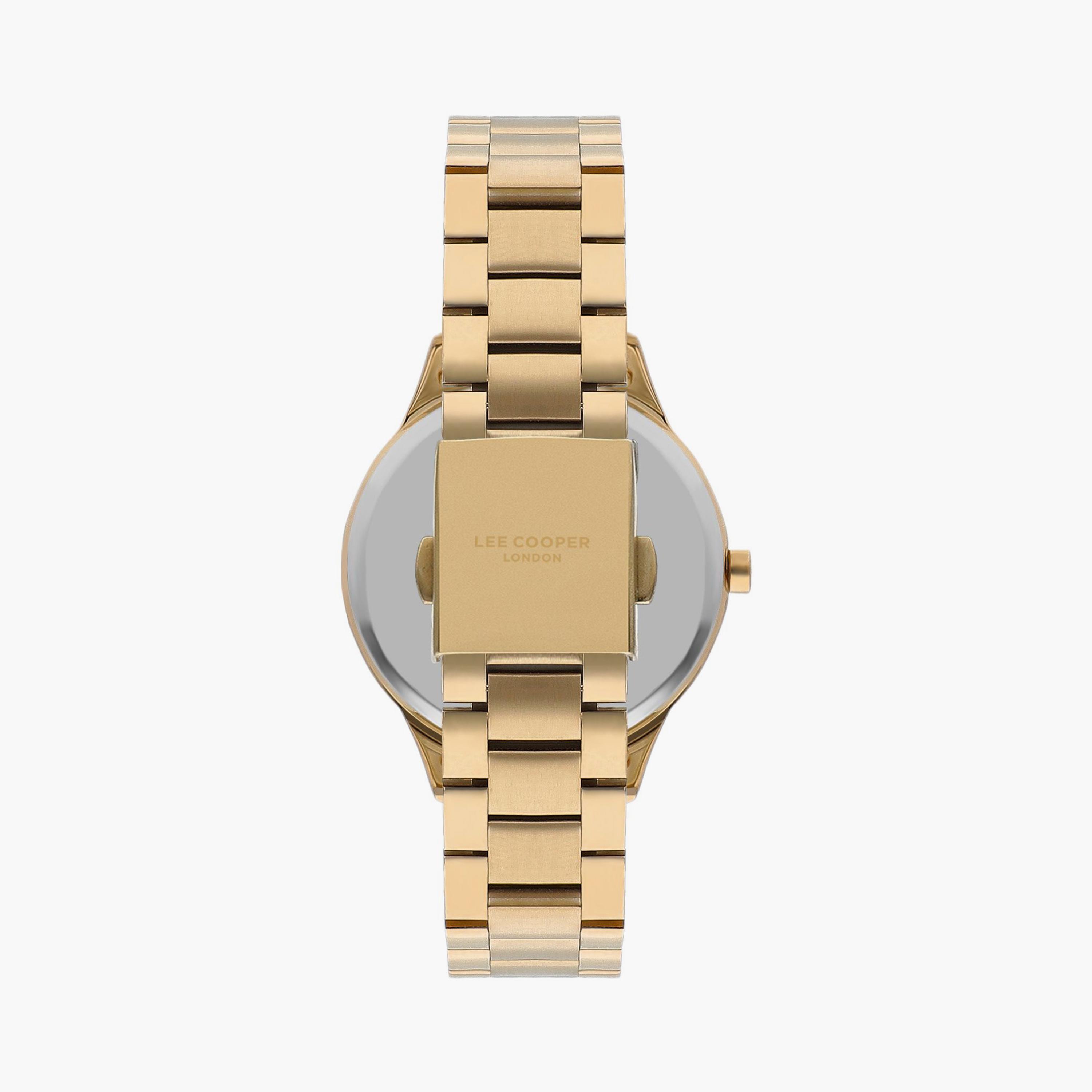 لي كوبر ساعة نسائية كرونوغراف معدن ذهبي LC07865.130-women-watchesandjewellery-watches-image-3