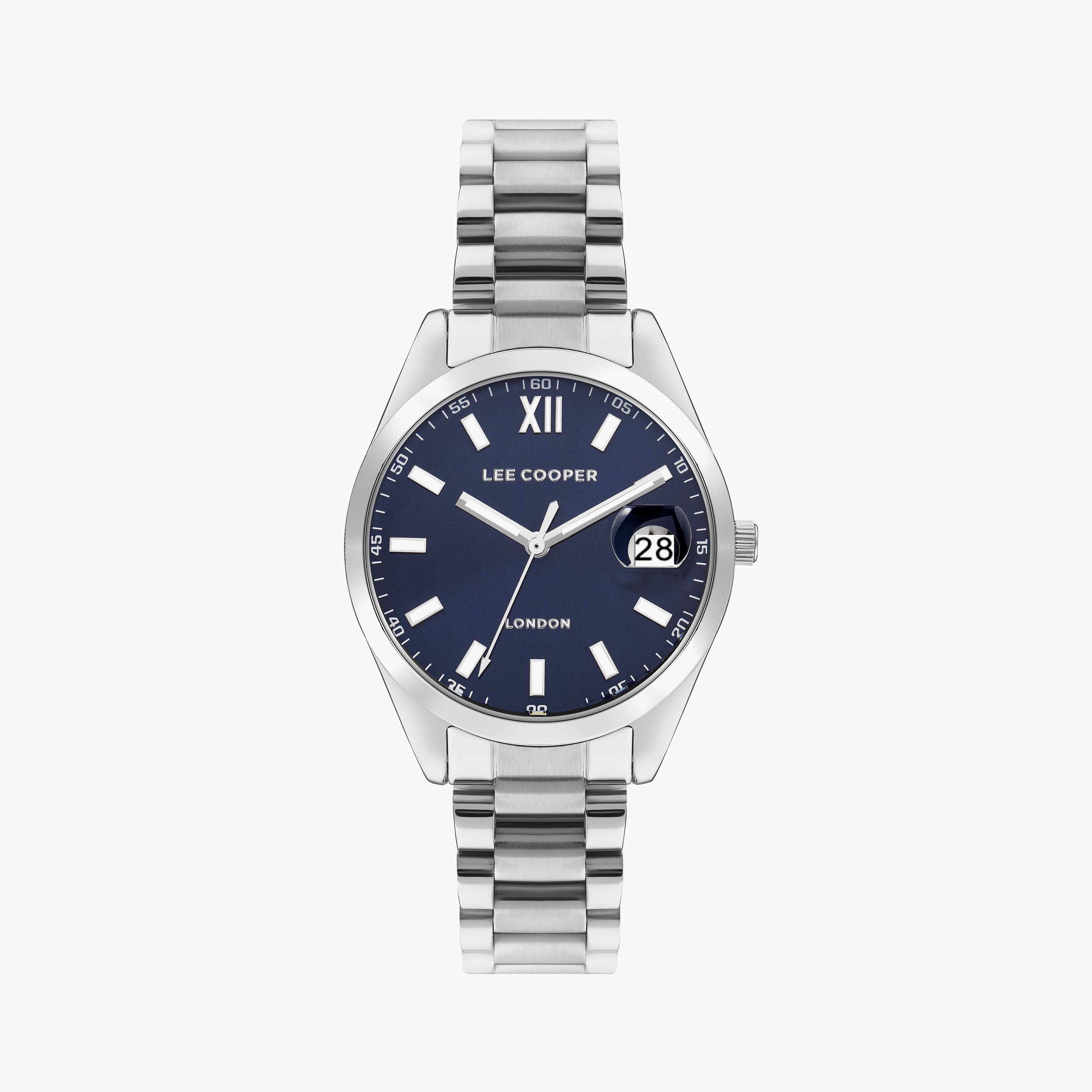 لي كوبر ساعة نسائية تناظرية معدن فضي LC07827.390-women-watchesandjewellery-watches-image-1