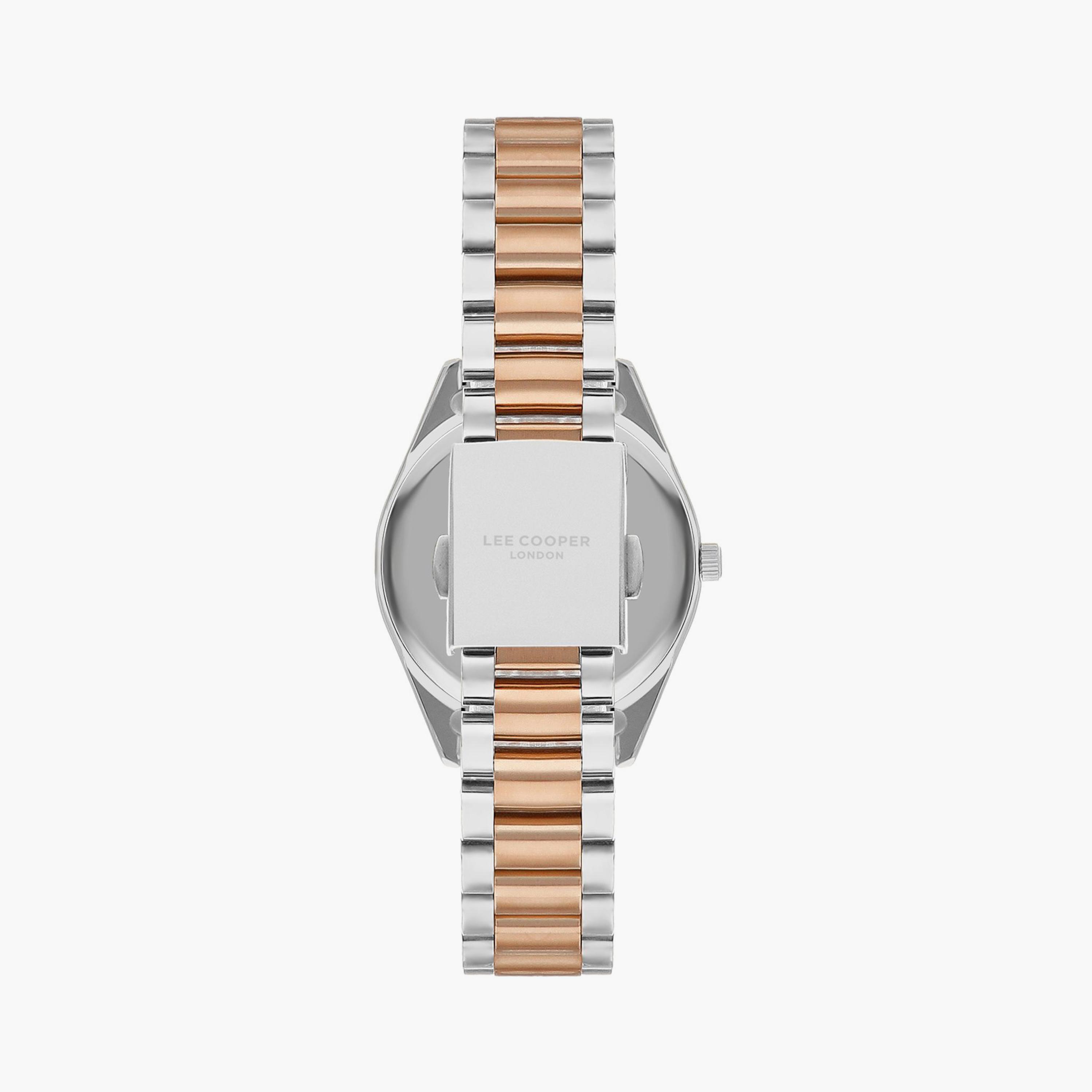 لي كوبر ساعة نسائية تناظرية معدن فضي وروز جولد LC07827.560-women-watchesandjewellery-watches-image-3