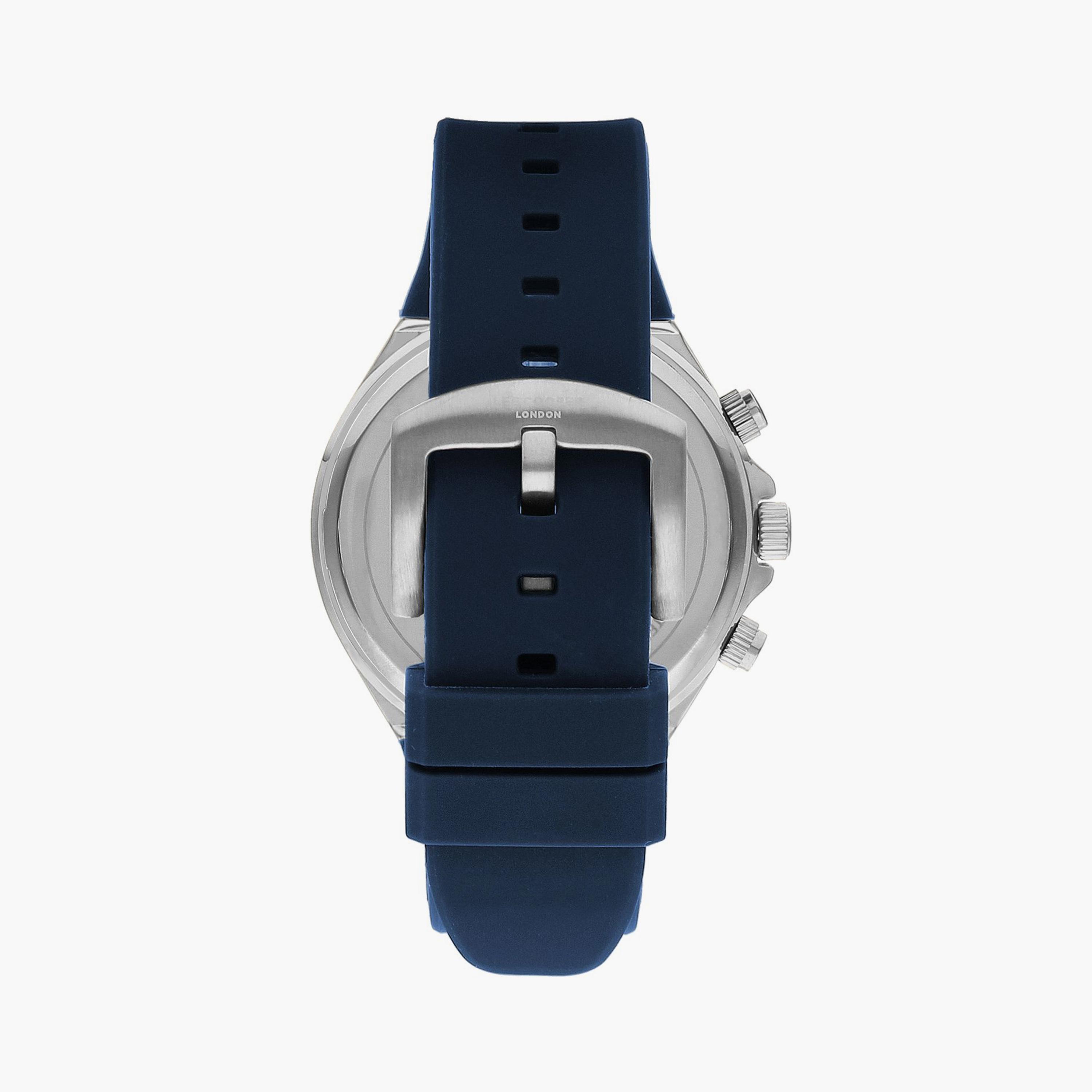 Lee Cooper Men's Blue Chronograph Silicone Watch | LC07854.399-men-watchesandjewellery-watches-image-3
