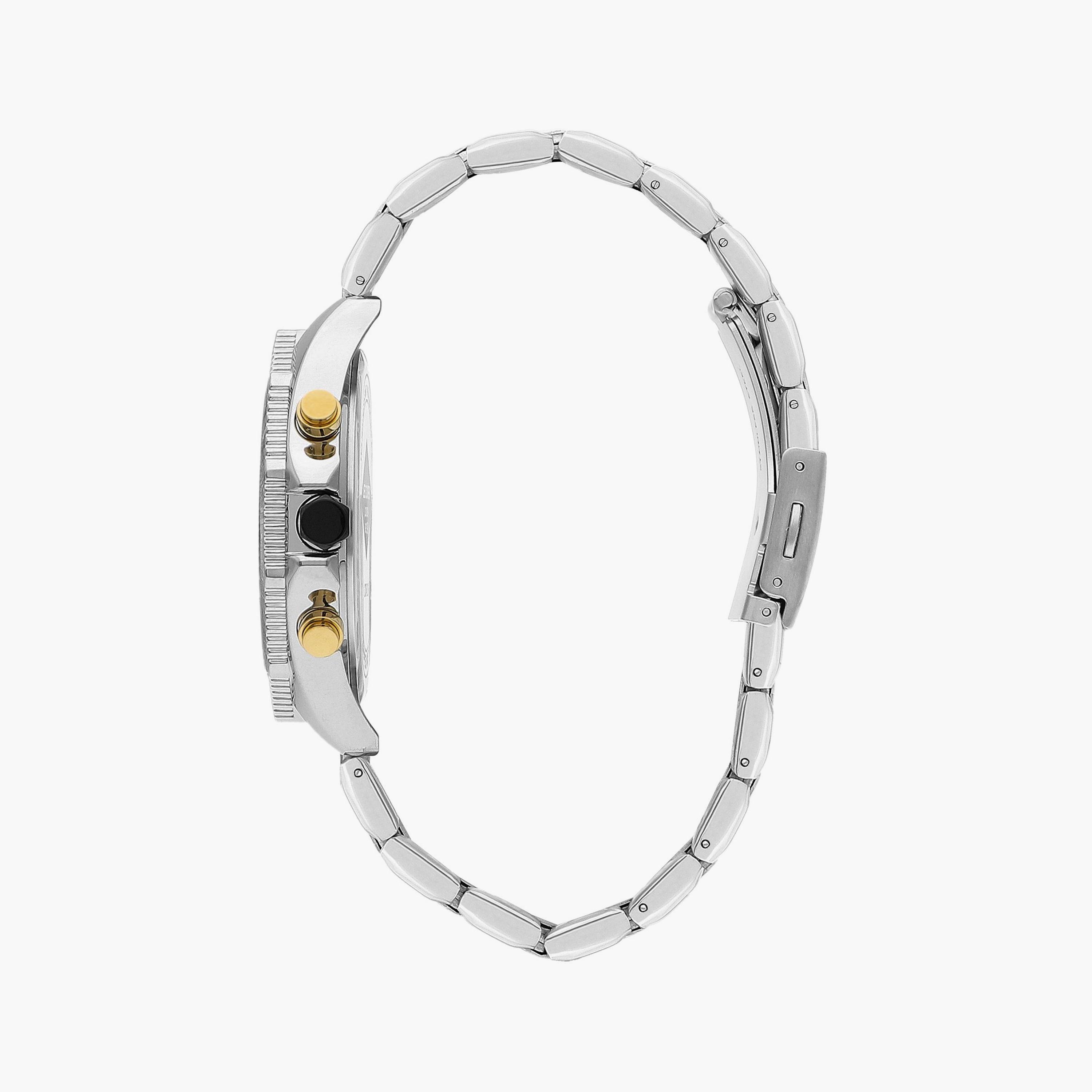 لي كوبر ساعة رجالية كرونوغراف معدن فضي وذهبي LC07847.260-men-watchesandjewellery-watches-image-2