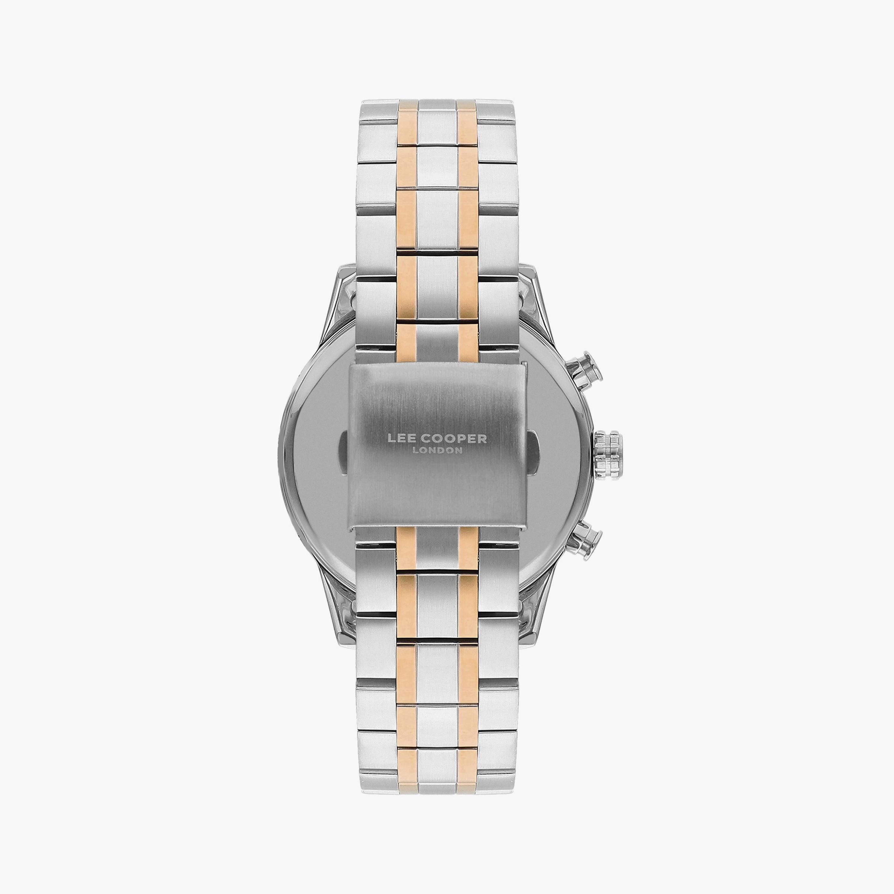 لي كوبر ساعة رجالية كرونوغراف معدن فضي وذهبي LC07836.540-men-watchesandjewellery-watches-image-3
