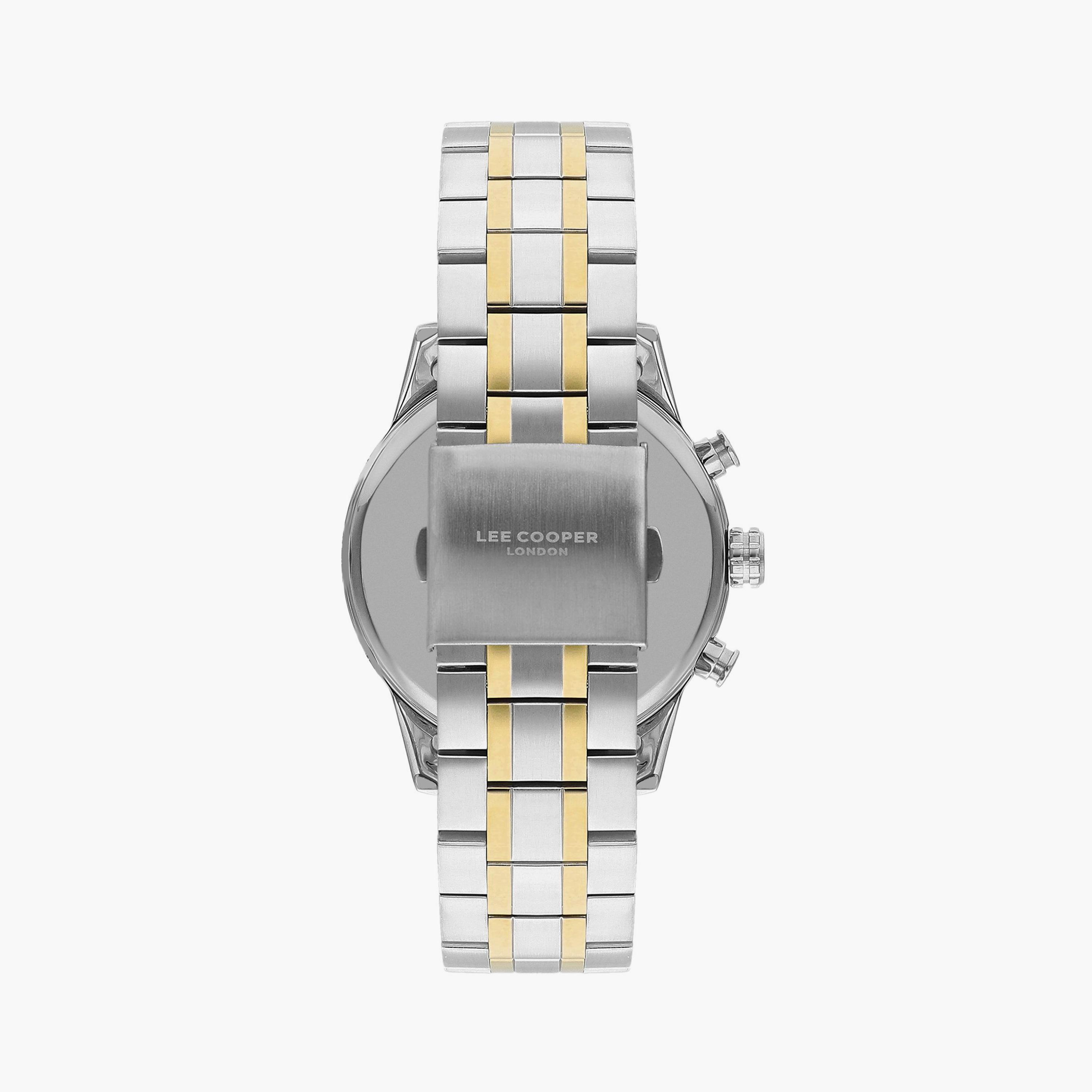 لي كوبر ساعة رجالية كرونوغراف معدن فضي وذهبي LC07836.270-men-watchesandjewellery-watches-image-3