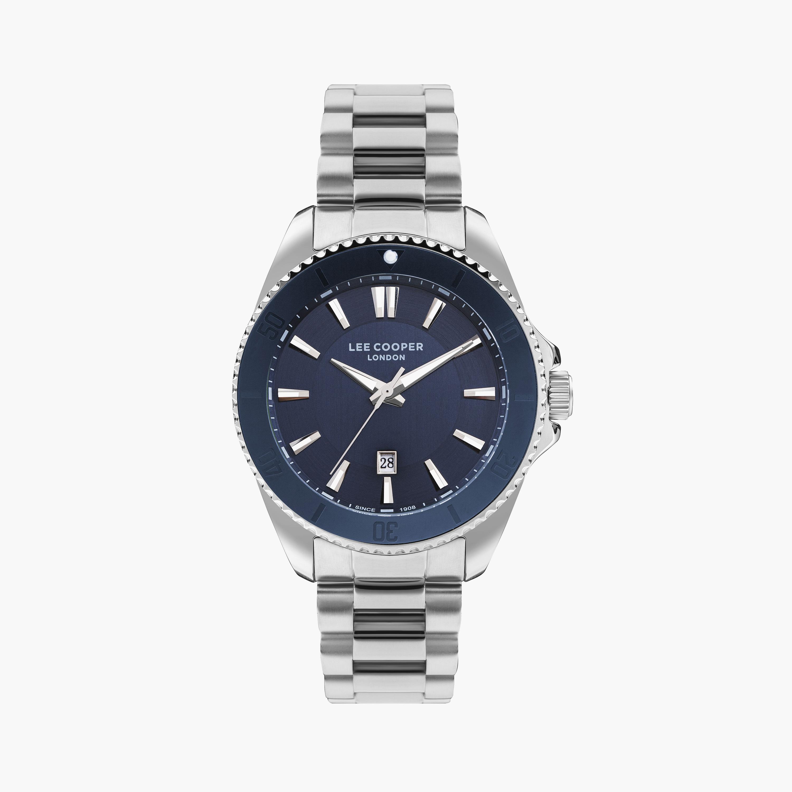 لي كوبر ساعة رجالية تناظرية معدن فضي LC07841.390-men-watchesandjewellery-watches-image-1