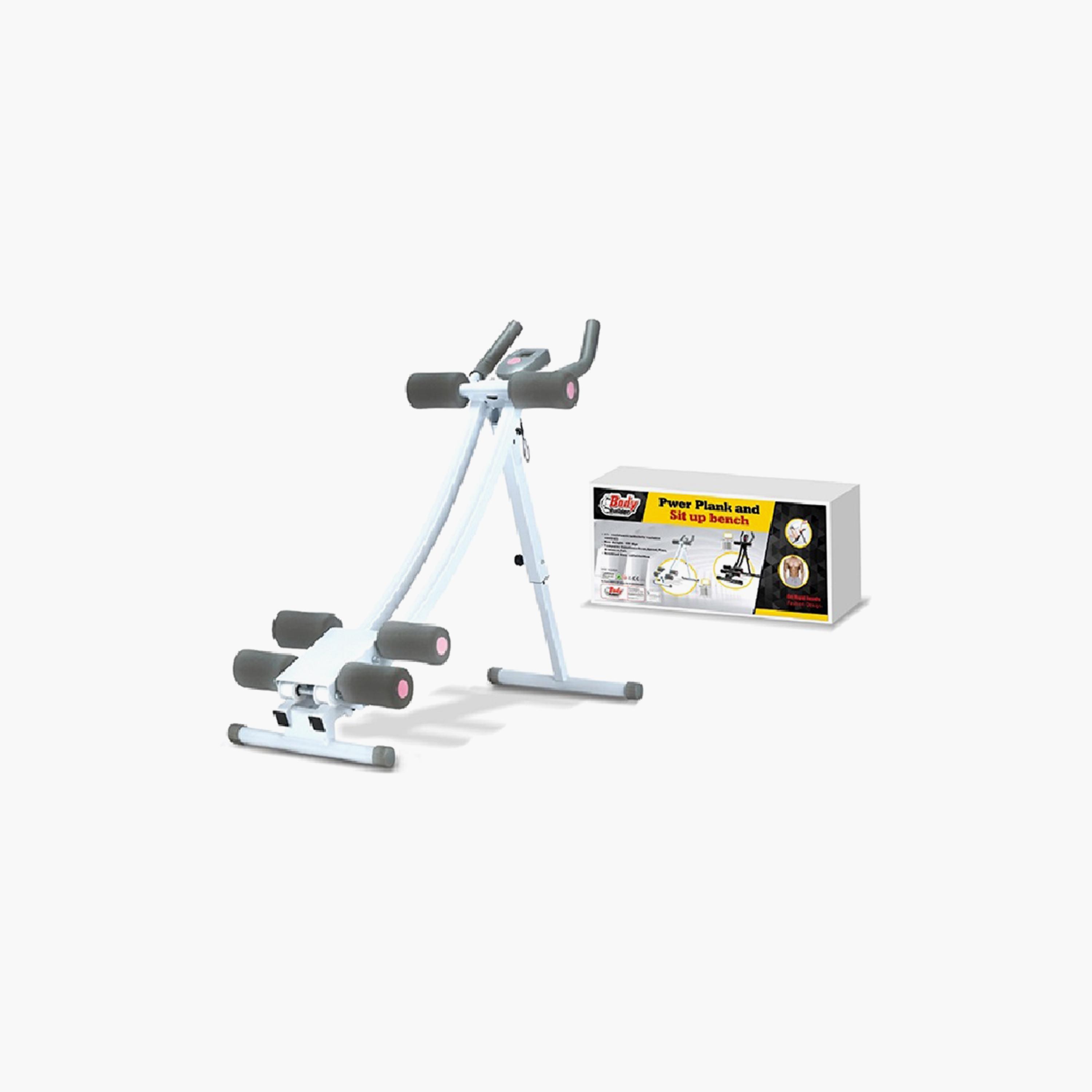 Body Builder Power Plank Abdomen Machine - White | 38-1114-sports-gear-gym-image-1