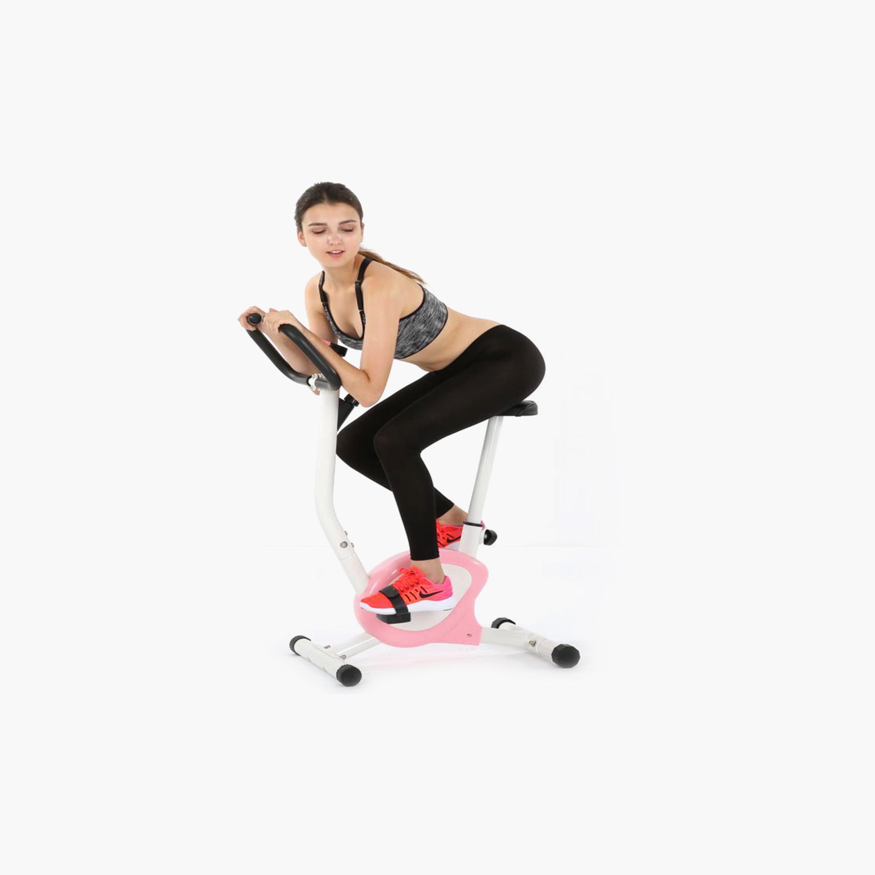 Body Builder Belt Exercise Bike - Pink | 38-1113-sports-gear-gym-image-4