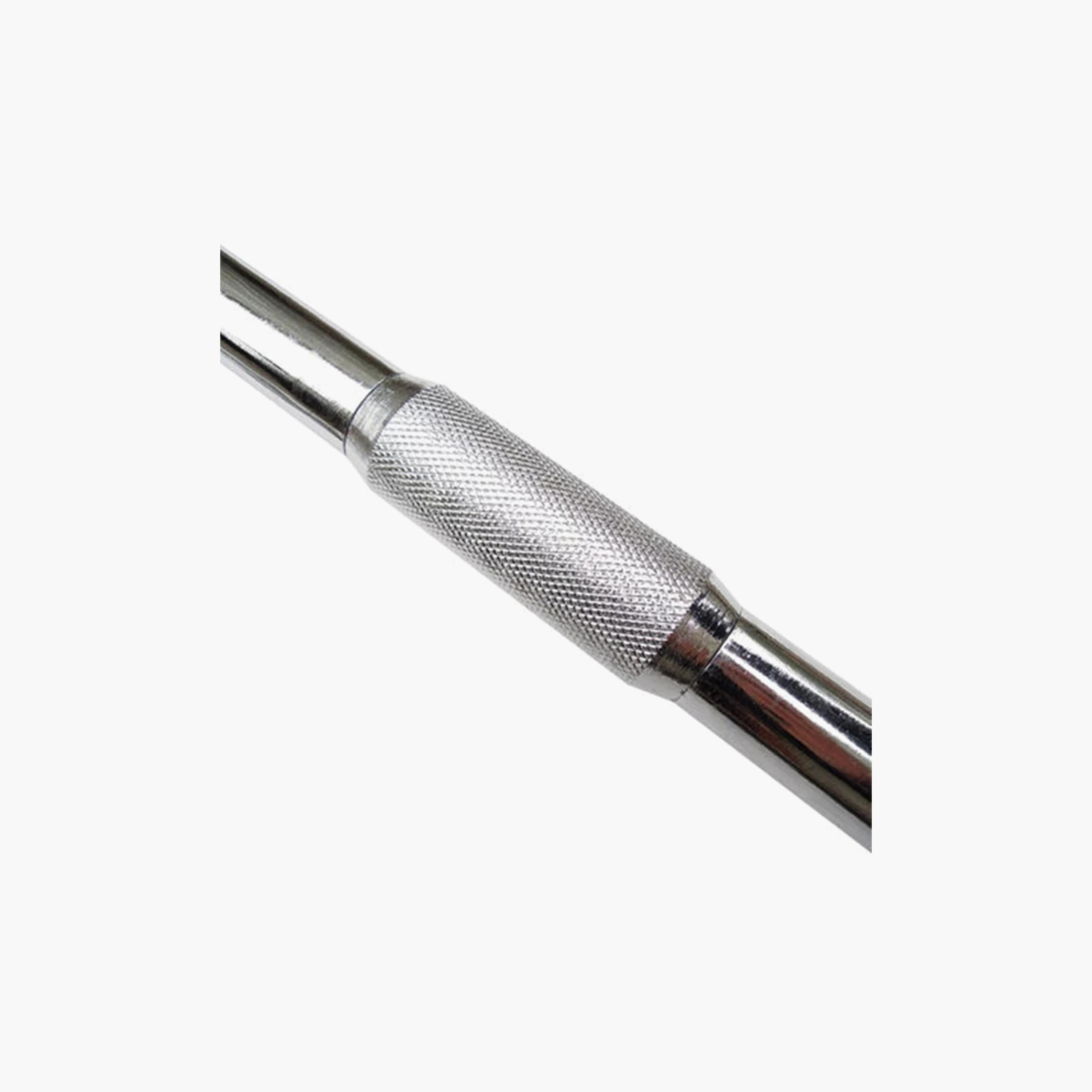 Body Builder Sport Chrome Barbell Bar 1.5 M - Silver | 38-1143-sports-gear-gym-image-4