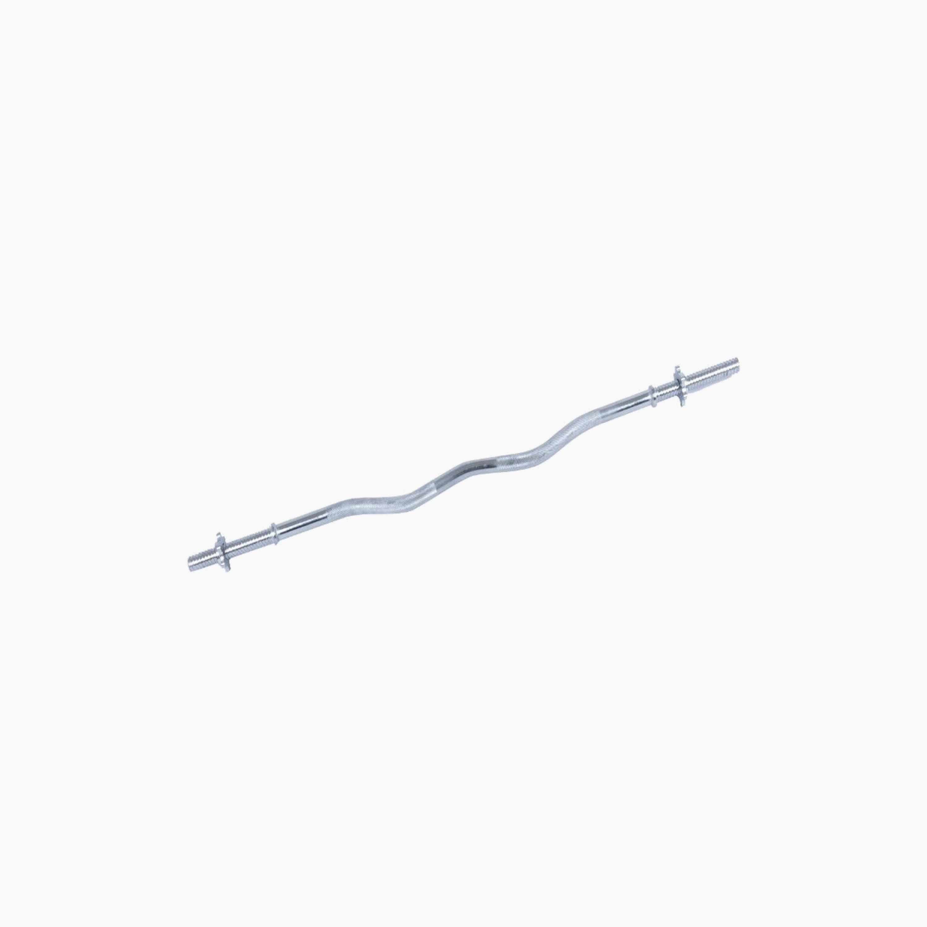 Body Builder Sport Curve Bar Chrome 1.2 M - Silver | 38-1124-sports-gear-gym-image-1