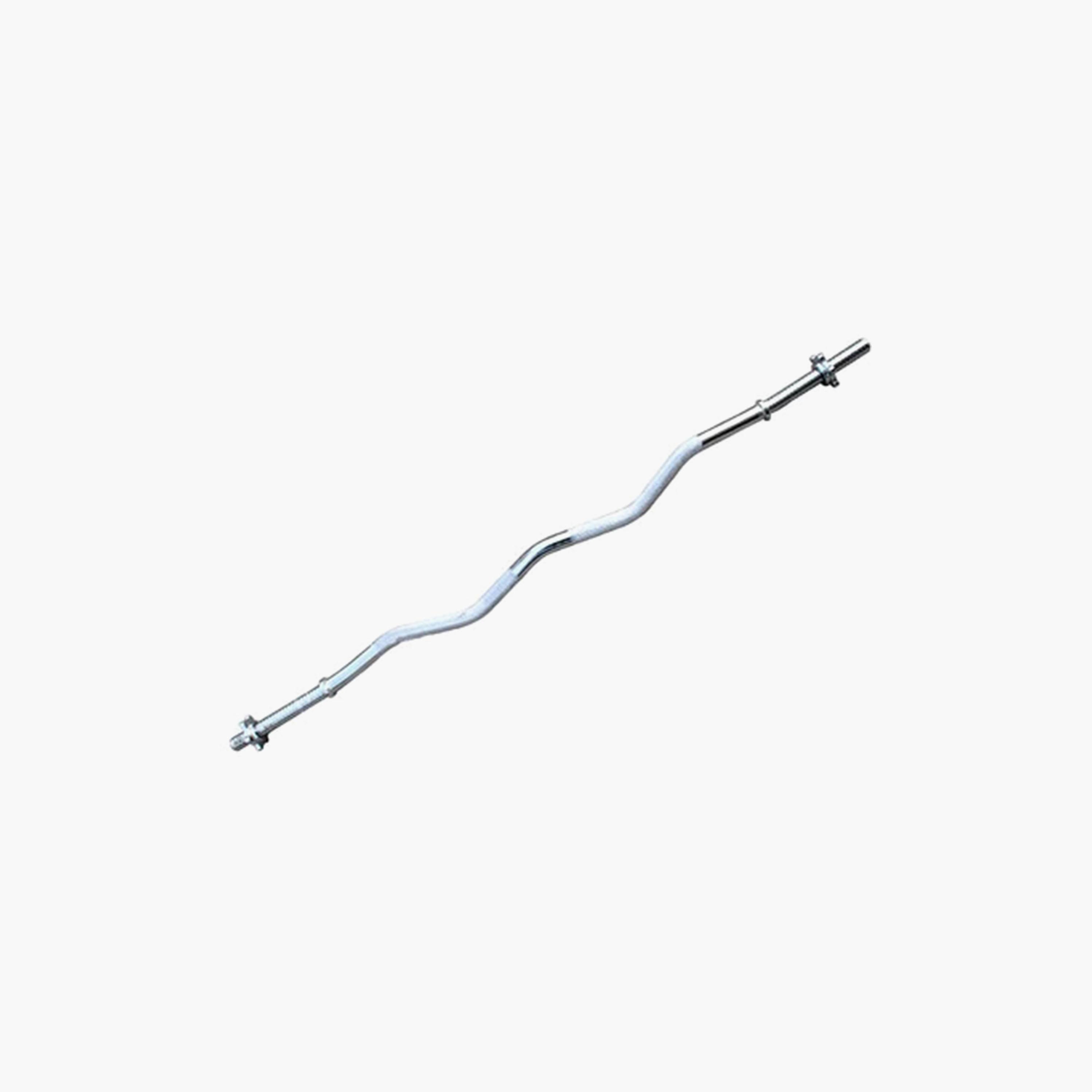 Body Builder Sport Curve Bar Chrome 1.2 M - Silver | 38-1124-sports-gear-gym-image-2