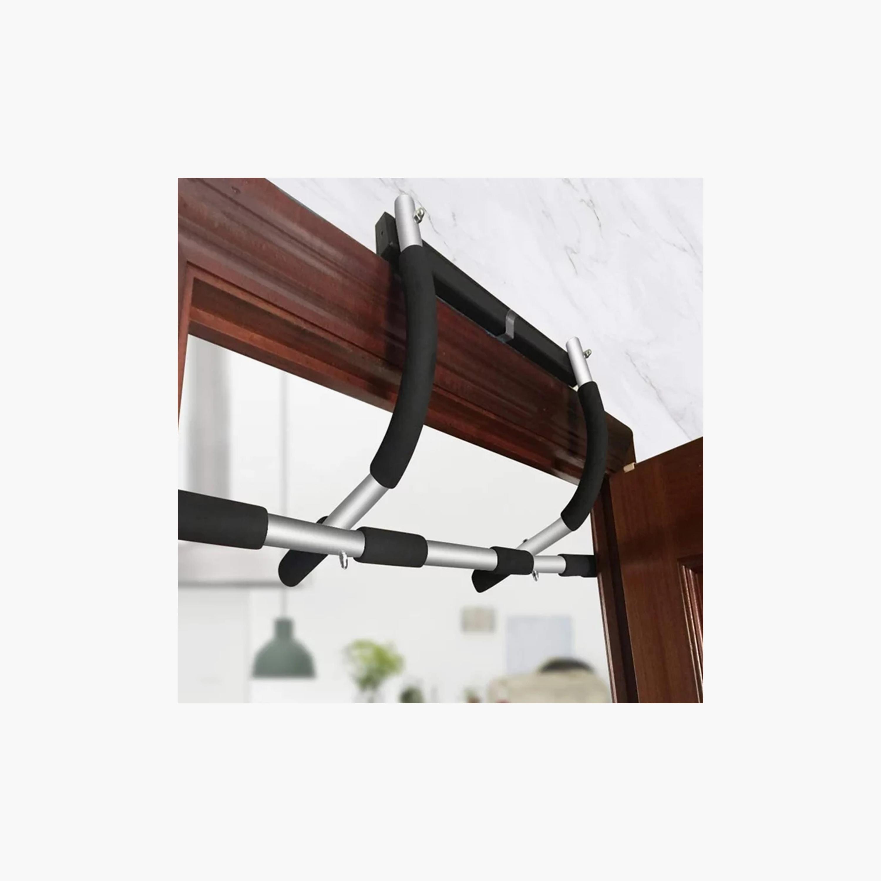 Body Builder Door Gym Bar Power Equipment - Black and Grey | 38-1131-sports-gear-gym-image-8
