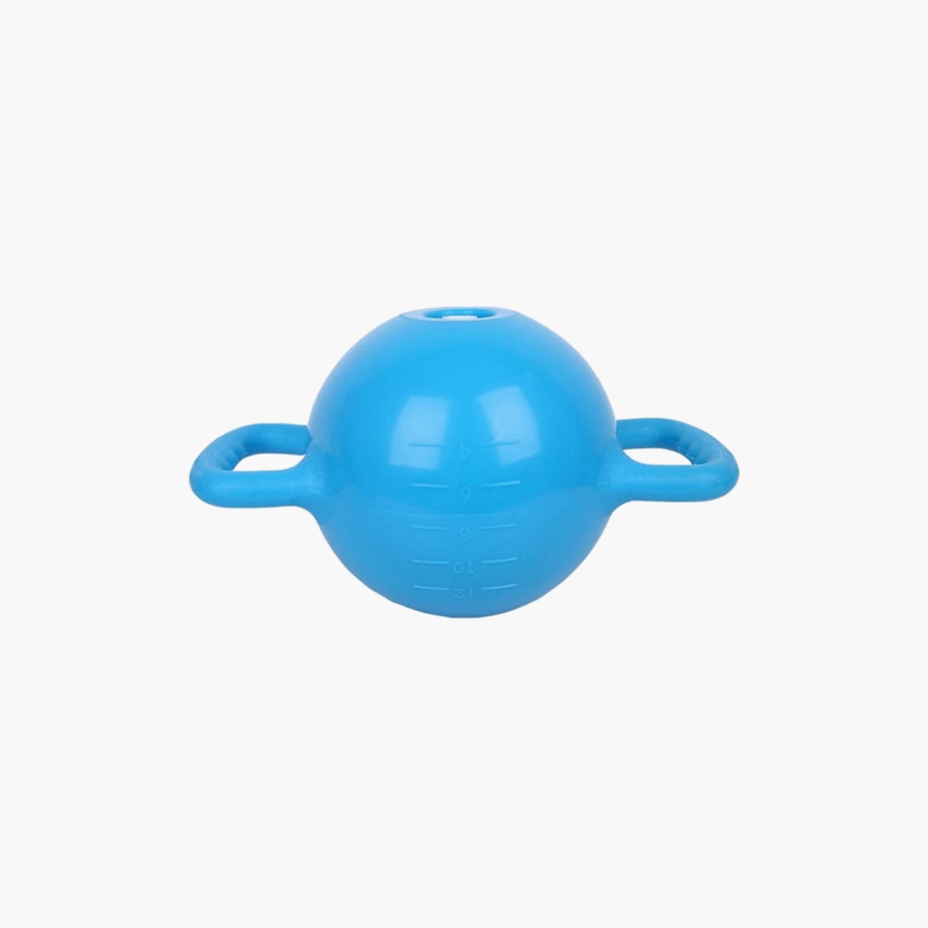 Body Builder Water Filled Kettle Bell Dumbbells 1.2Kg W/Water From 4 To 12 Pounds - Blue | 38-1179-sports-gear-gym-image-2