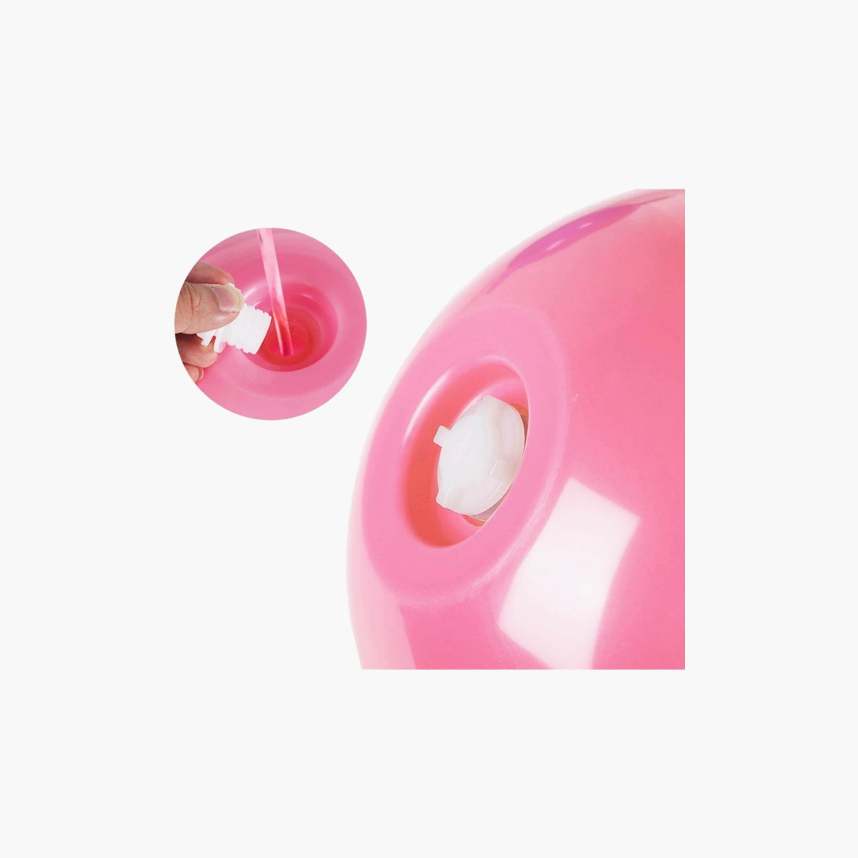 Body Builder Water Filled Kettle Bell Dumbbells 1.2Kg W/Water From 4 To 12 Pounds - Pink | 38-1179-sports-gear-gym-image-2