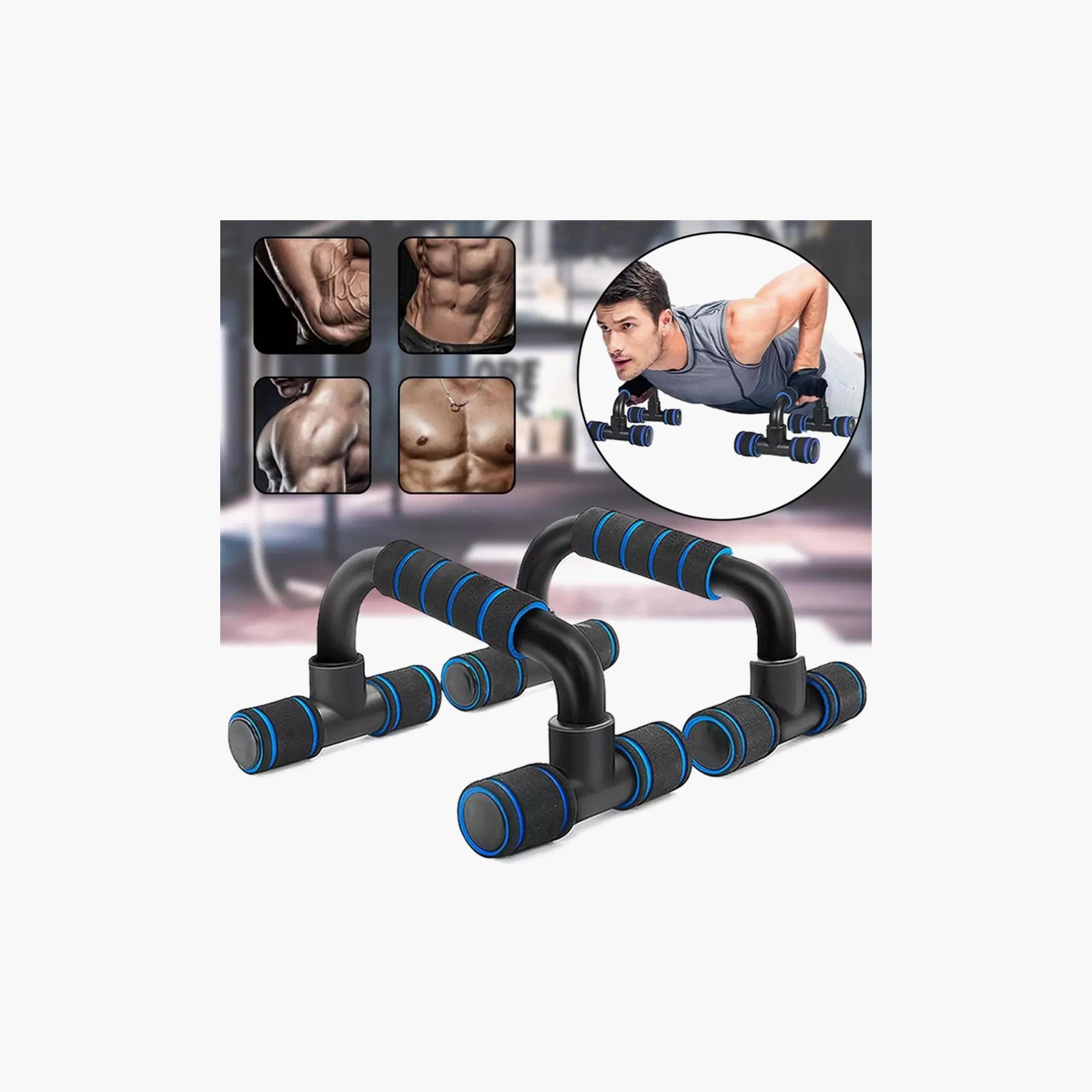 Body Builder Sport Push-Up Stand Bar - Black and Blue | 38-1127-sports-gear-gym-image-5