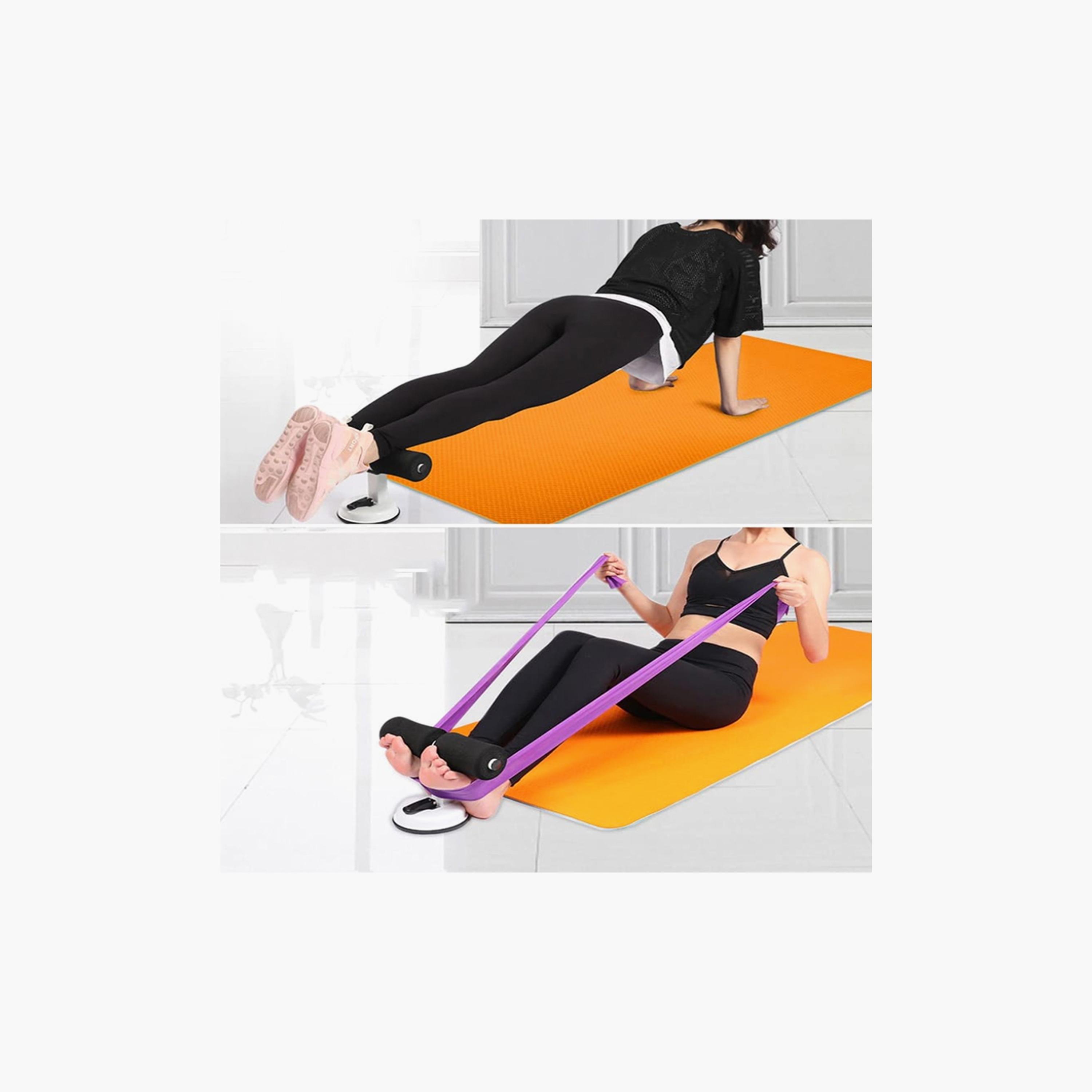 Body Builder Bar Abdominal Core Trainer Muscle Training Self-Suction - Blue | 38-1166-sports-gear-gym-image-4