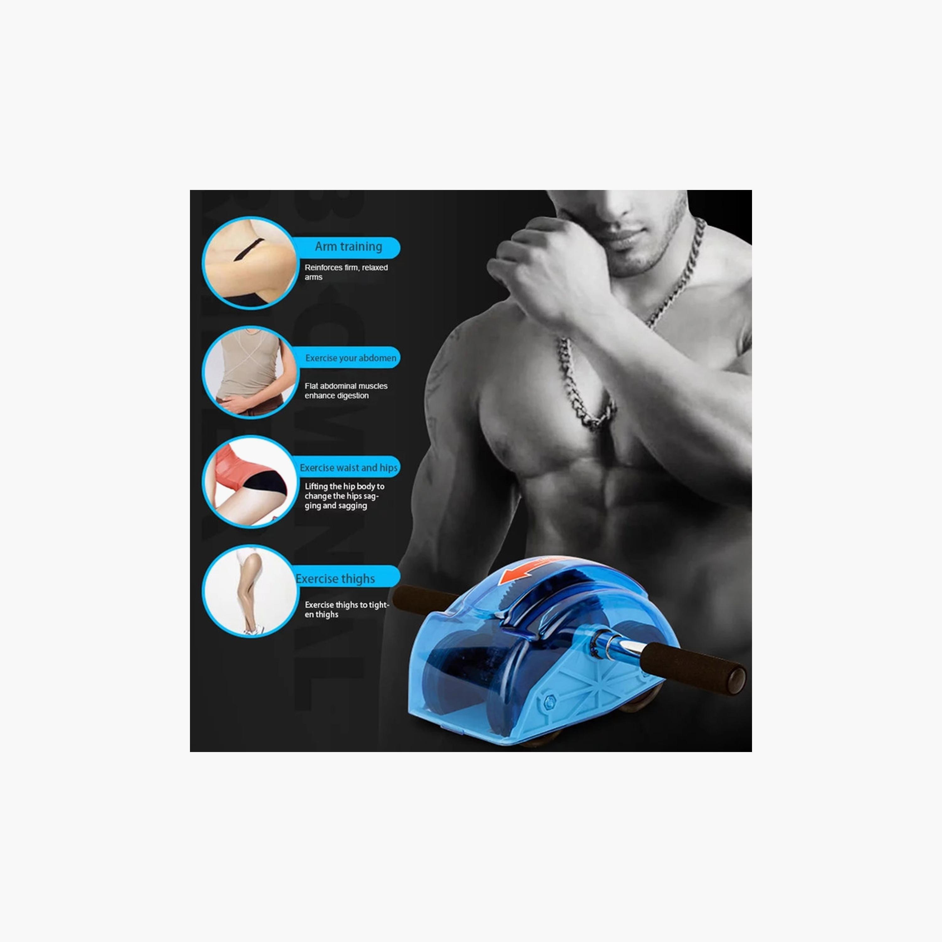 Body Builder Sport Abs Rolling Wheel Medium - Blue | 38-1144-sports-gear-gym-image-4