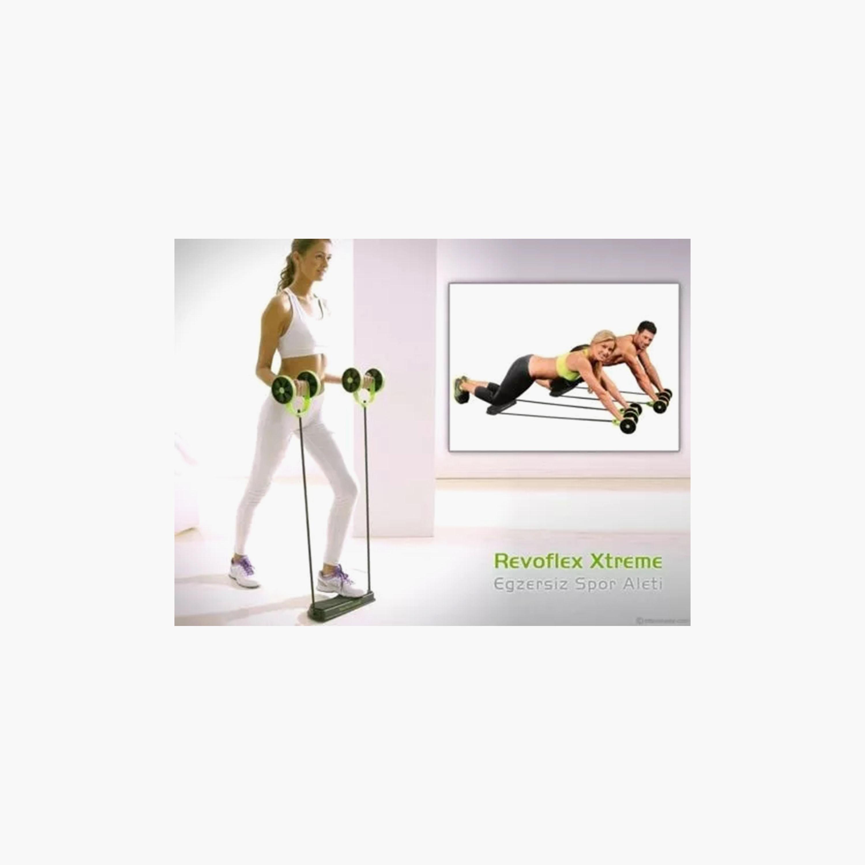 Body Builder Double Ab Roller - Black and Green | 38-1125-sports-gear-gym-image-6
