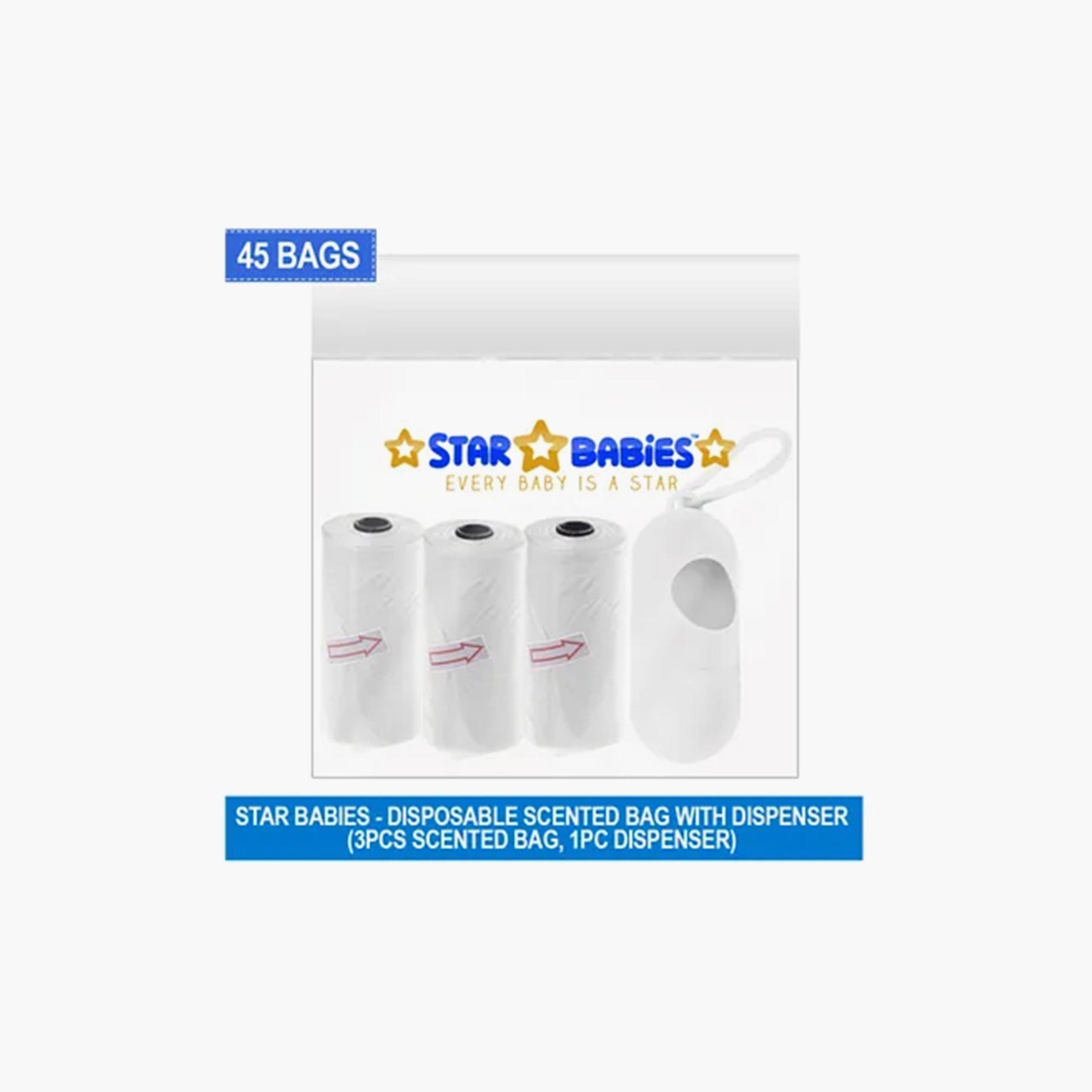 Star Babies 3-Piece Scented Bag with Dispenser Bundle-baby-diapering-binsandrefills-image-4