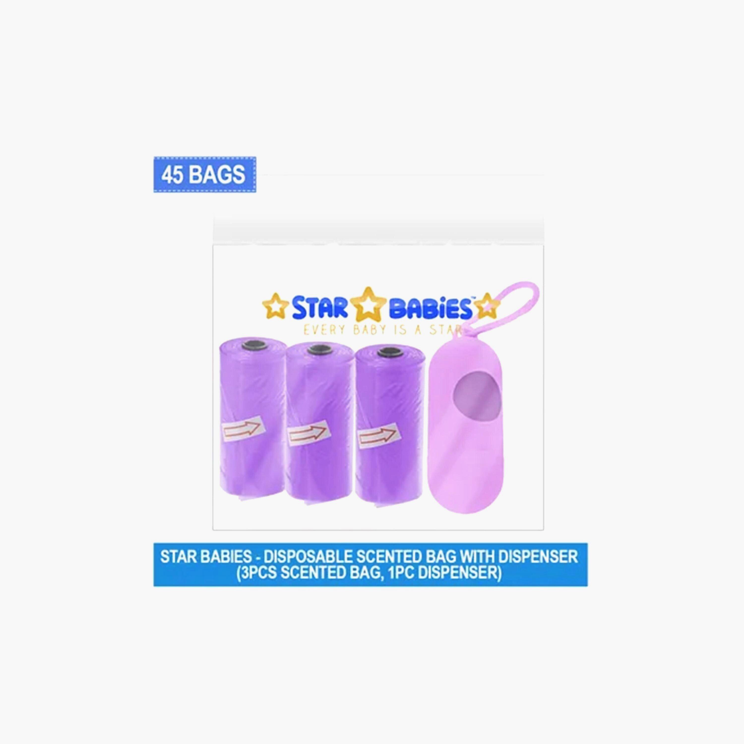 Star Babies 3-Piece Scented Bag with Dispenser Bundle-baby-diapering-binsandrefills-image-3