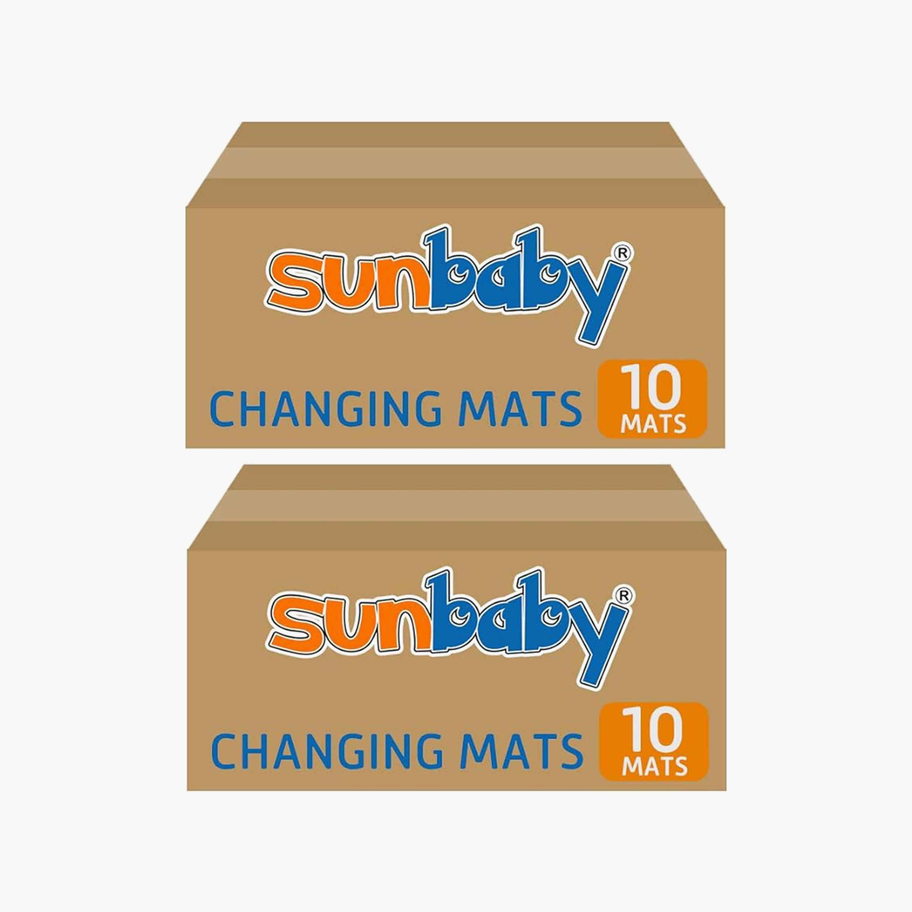 Star Babies 10-Piece Disposable Changing Mats - 40 x 60 cm, Pink - Buy 1 Get 1-baby-diapering-changingmats-image-1