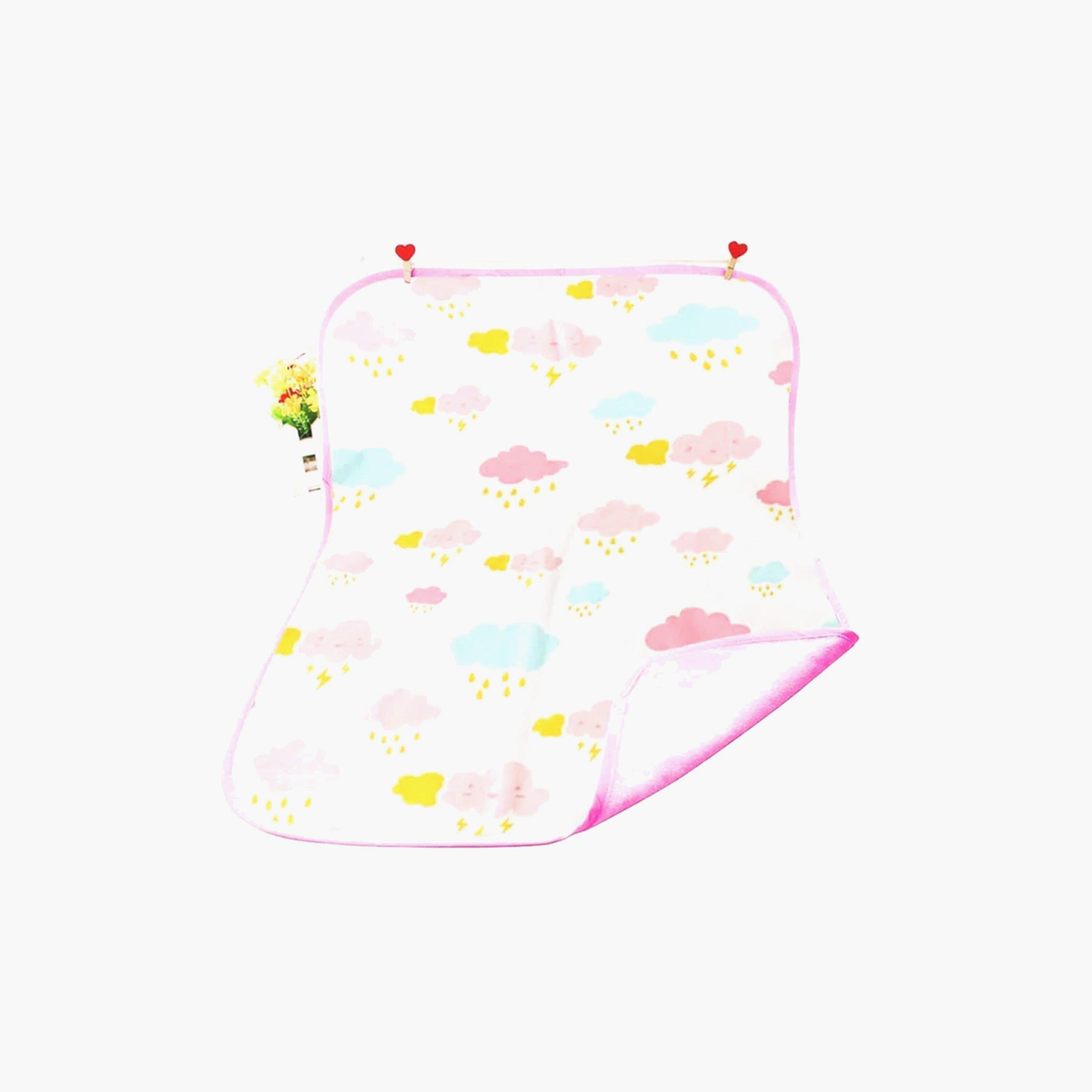 Star Babies Reusable Changing Mats, Pink-baby-diapering-changingmats-image-2