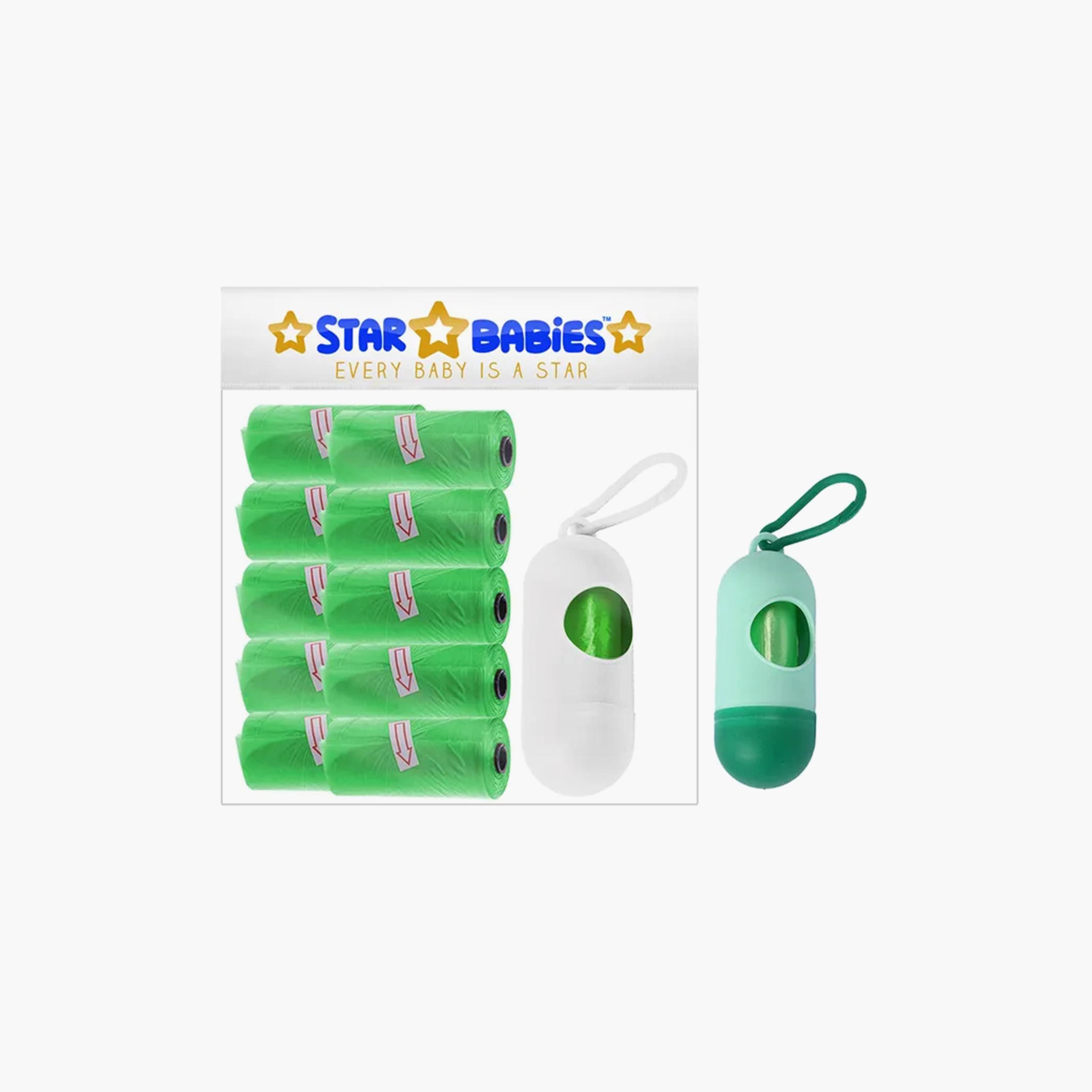 Star Babies 150-Piece Scented Bags with Dispenser Assorted-baby-diapering-binsandrefills-image-2