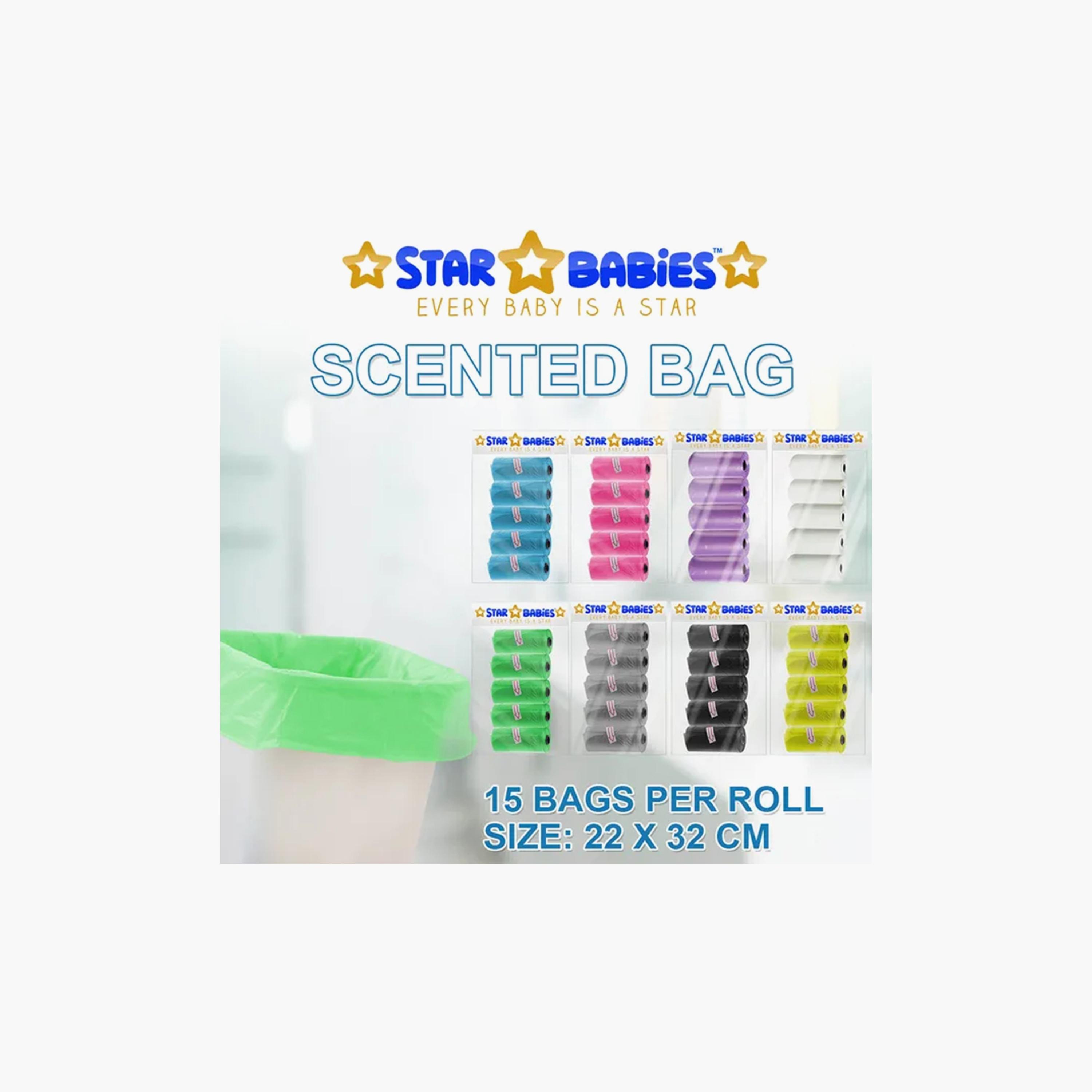 Star Babies 150-Piece Scented Bags with Dispenser Assorted-baby-diapering-binsandrefills-image-6