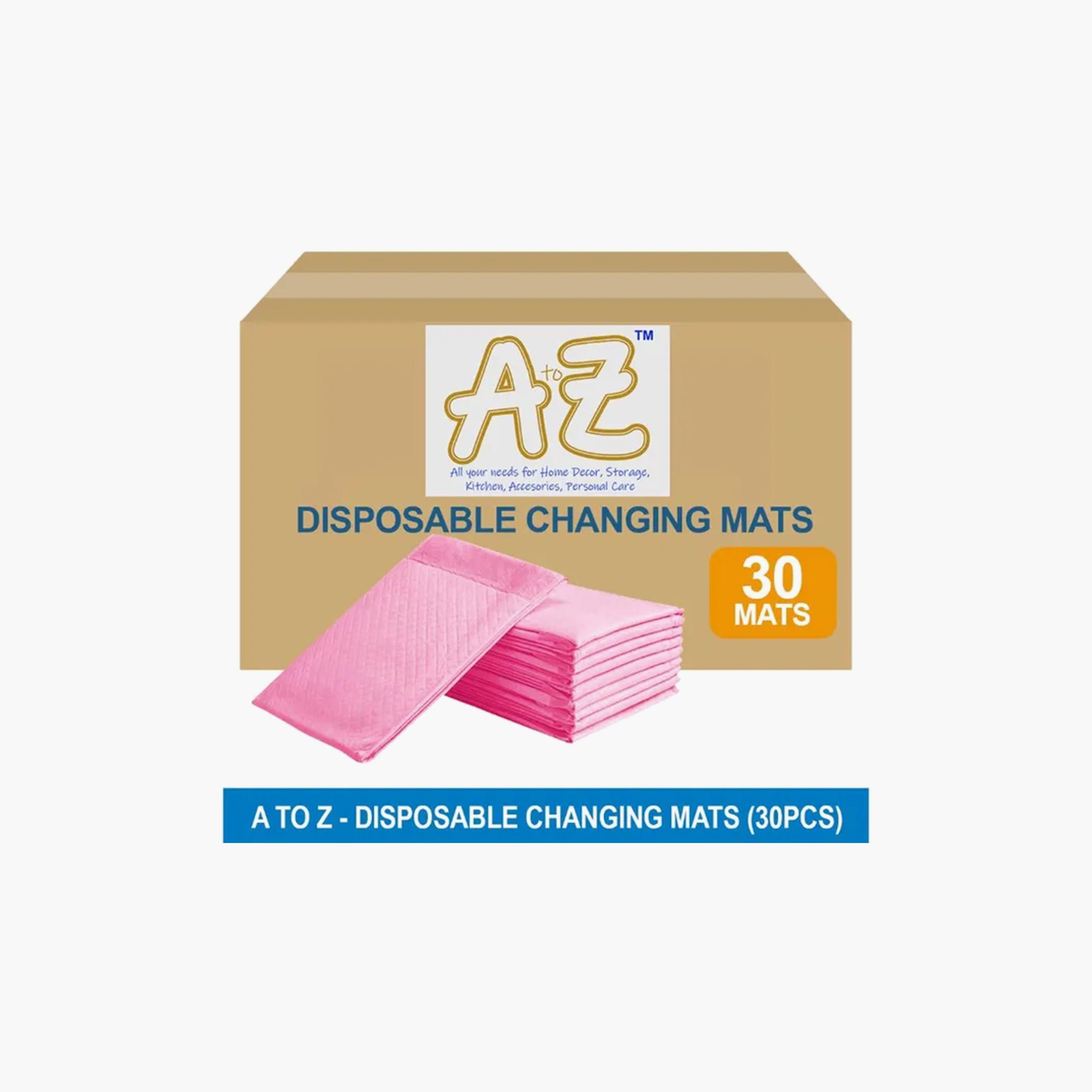 Star Babies 30-Piece Disposable Changing Mats - 45 x 60 cm, Pink-baby-diapering-changingmats-image-3