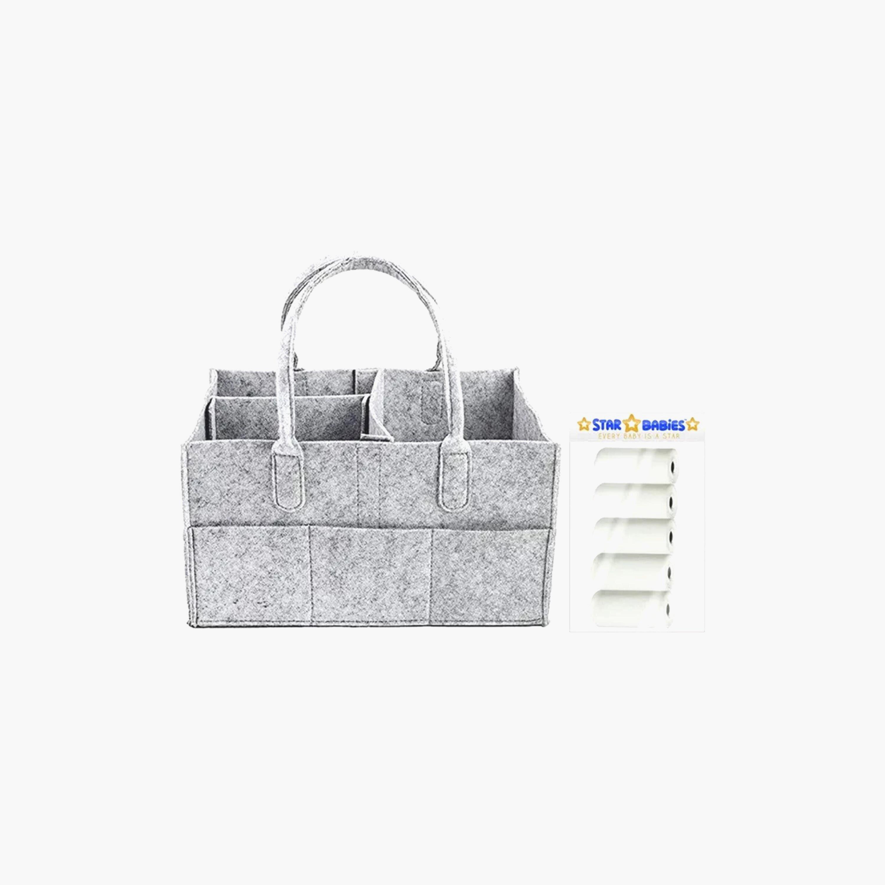 Star Babies Scented Bag with Diaper Caddy Organizer, Assorted-baby-diapering-diaperbags-image-2