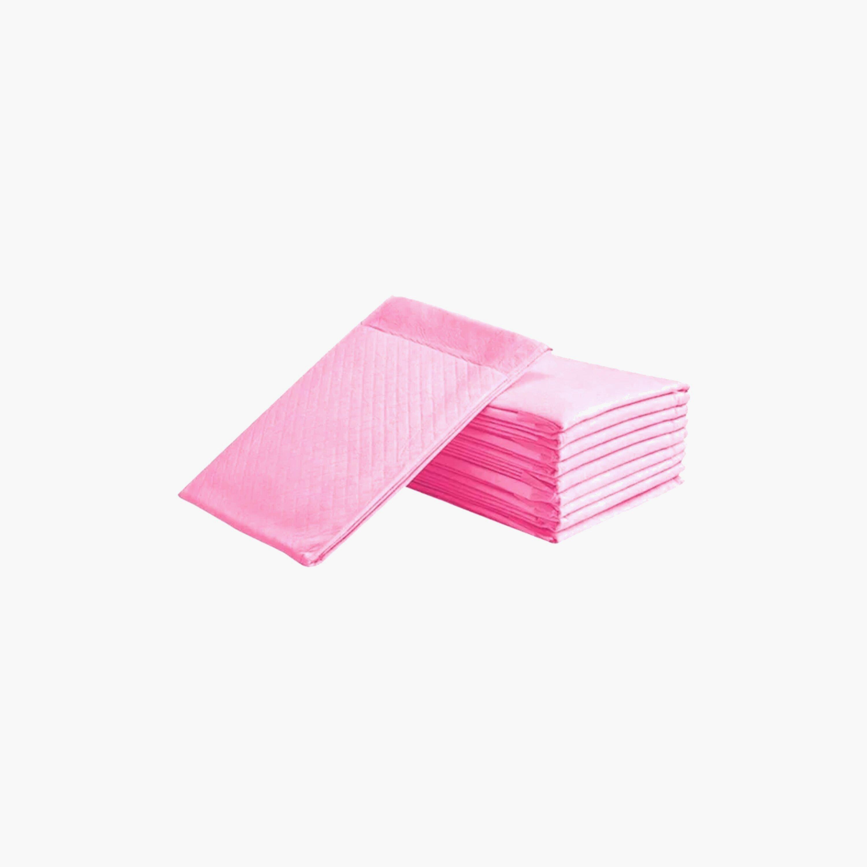 سجادات تغيير الحفاضات للاستعمال مرة واحدة من ستار بيبيز 36 قطعة - 45 × 60 سم، وردي-baby-diapering-changingmats-image-2