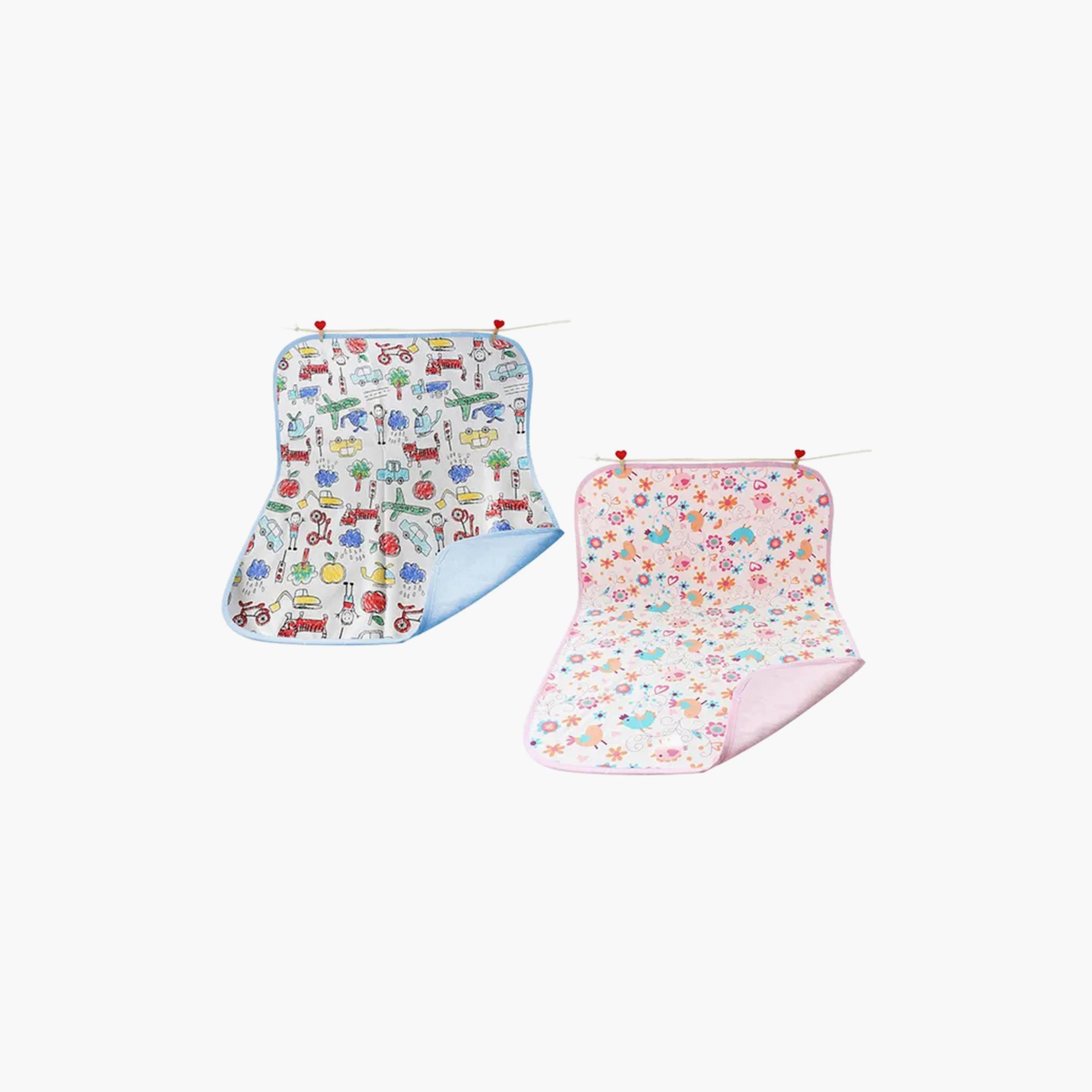 سجادة تغيير الحفاضات القابل لإعادة الاستخدام من ستار بيبيز - اشتري 1 واحصل على 1-baby-diapering-changingmats-image-1