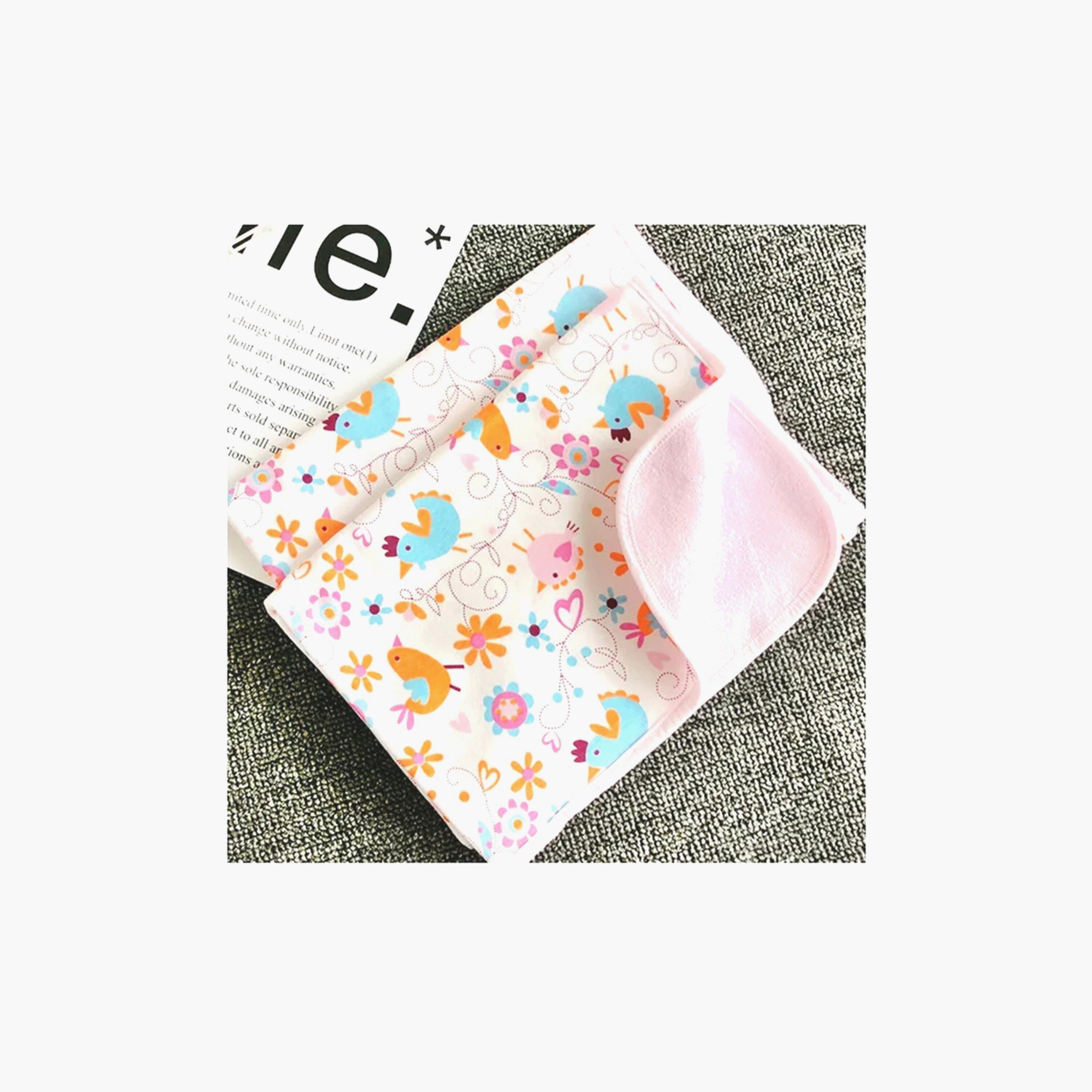 Star Babies Washable Changing Mats, Pink - Buy 1 Get 1 Free-baby-diapering-changingmats-image-2