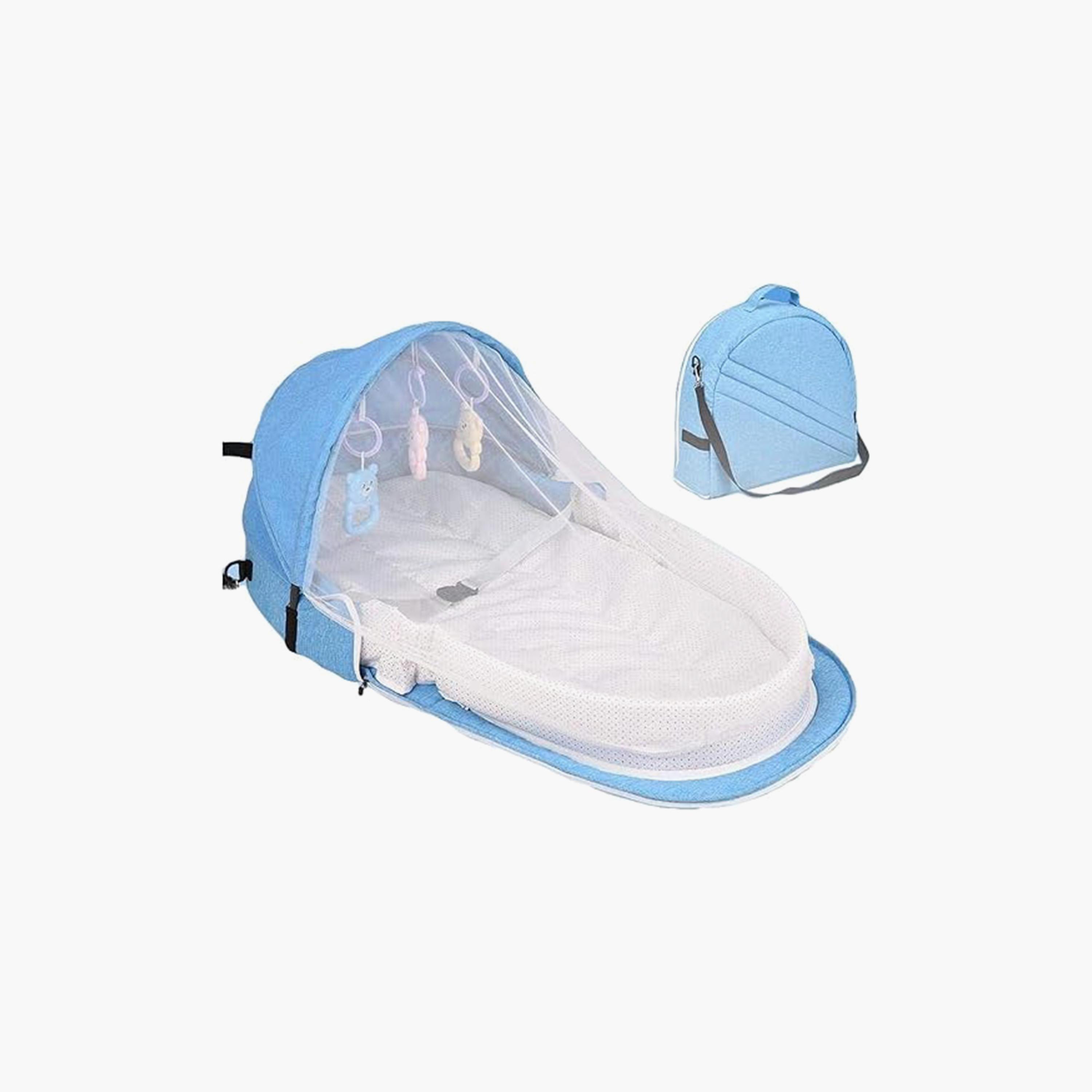 Star Babies Bed Mosquito Net with Reusable Changing Mat-baby-nursery-furniture-cribsandbeds-cribaccessories-image-2