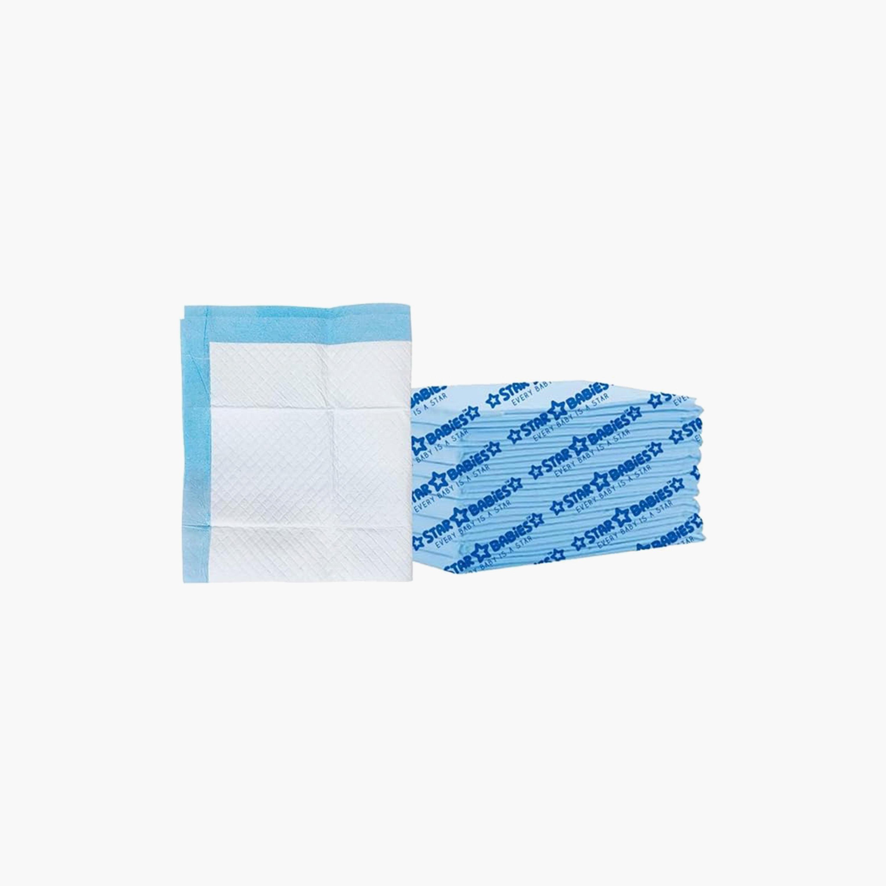 Star Babies 6-Piece Disposable Changing Mats - 45 x 60 cm-baby-diapering-changingmats-image-2