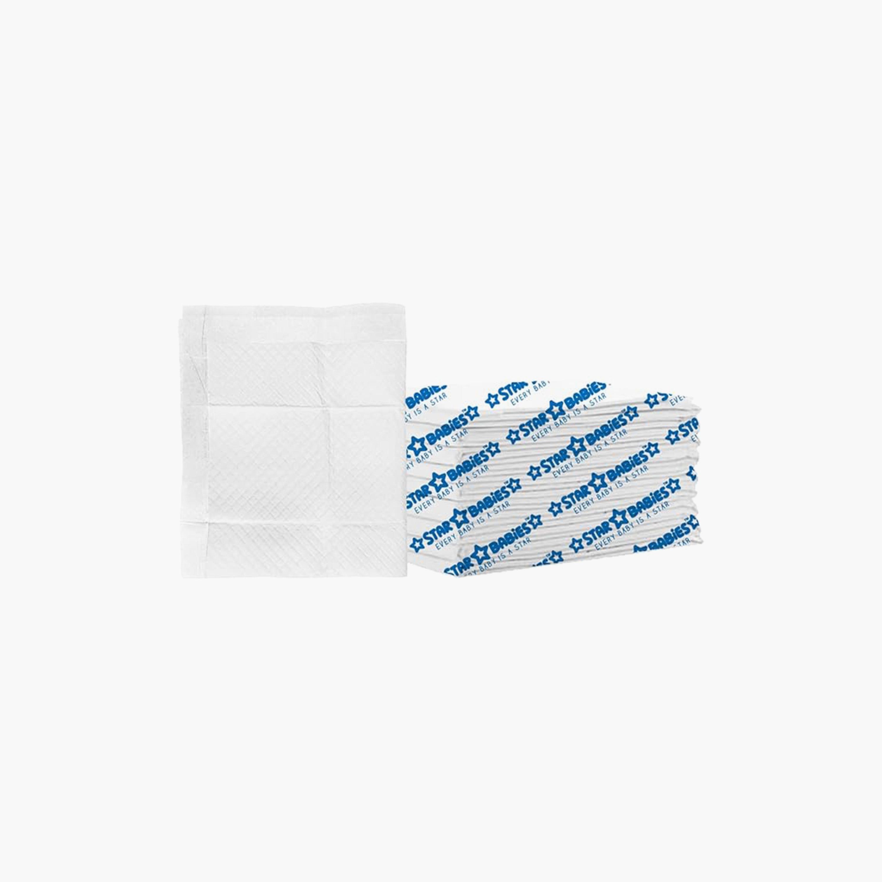 Star Babies 6-Piece Disposable Changing Mats - 45 x 60 cm-baby-diapering-changingmats-image-2