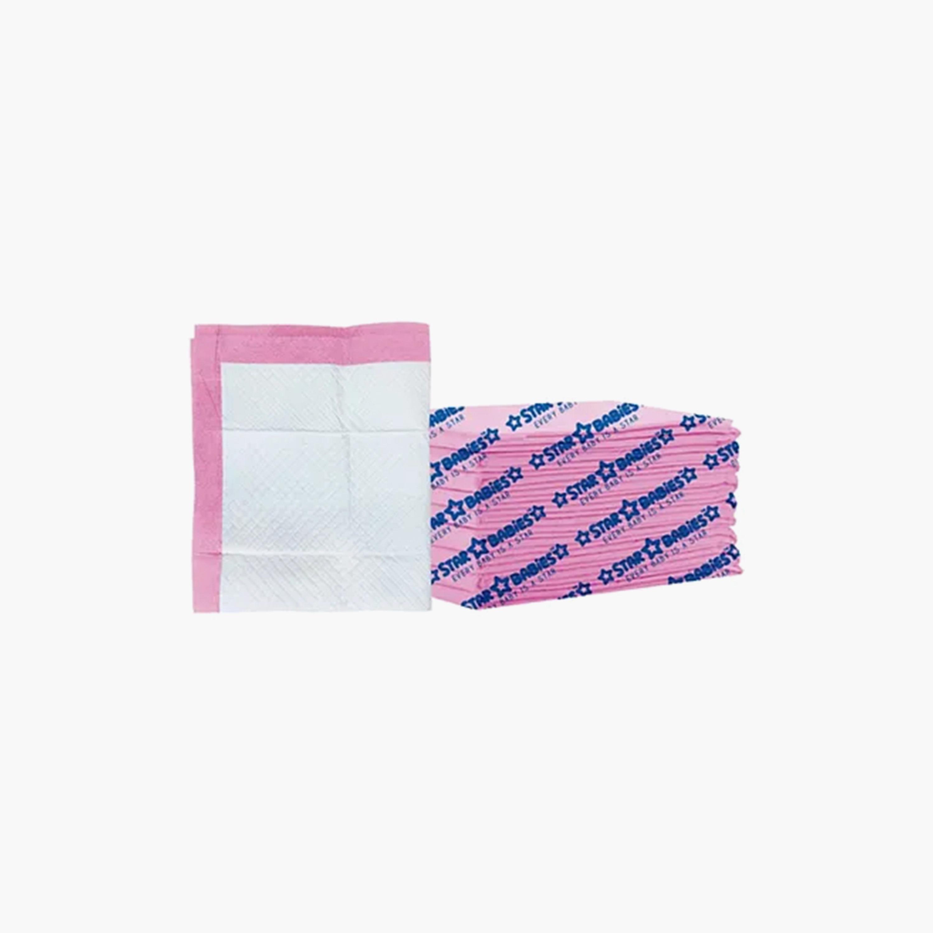 Star Babies 12-Piece Disposable Changing Mats - 45 x 60 cm-baby-diapering-changingmats-image-2