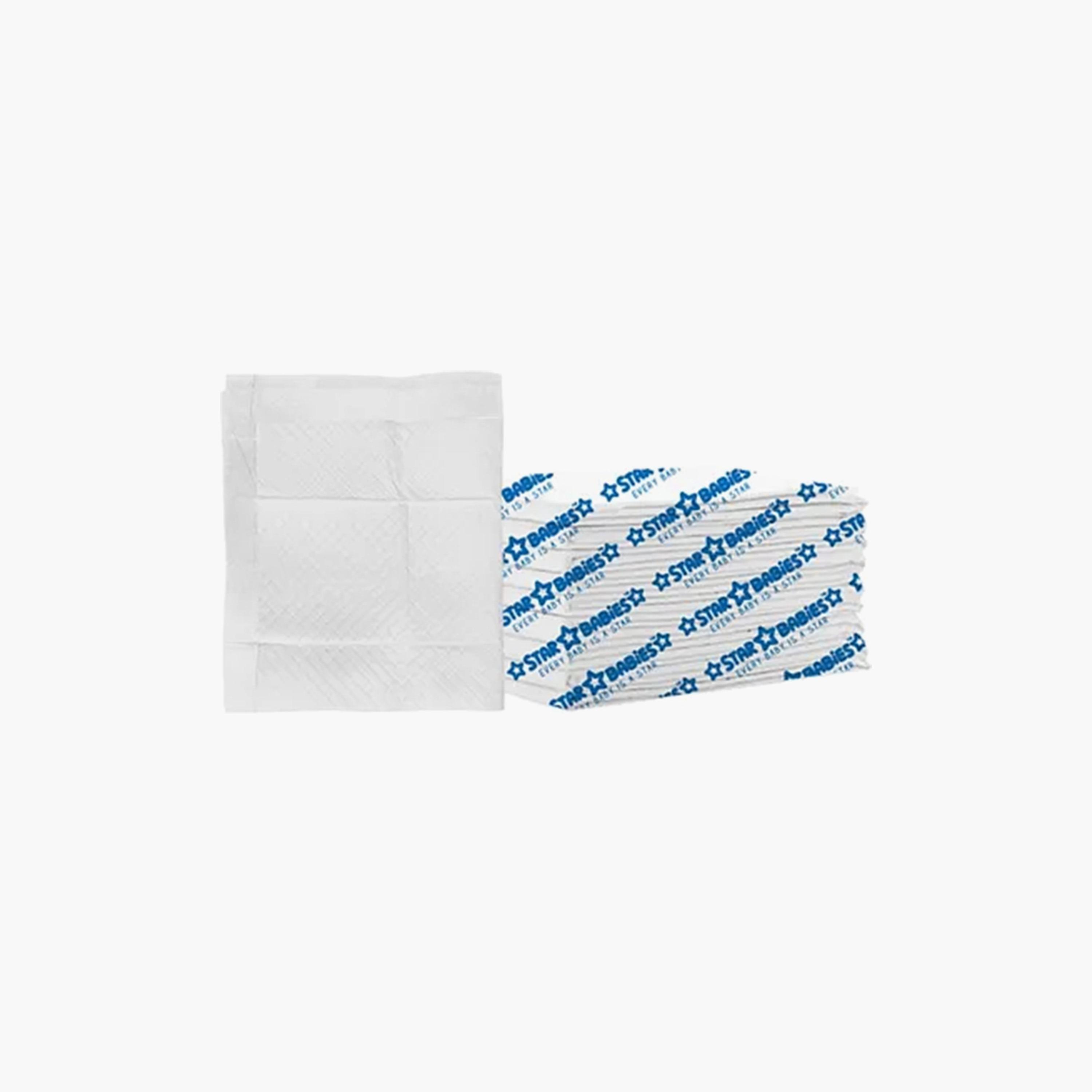 Star Babies 12-Piece Disposable Changing Mats - 45 x 60 cm-baby-diapering-changingmats-image-2