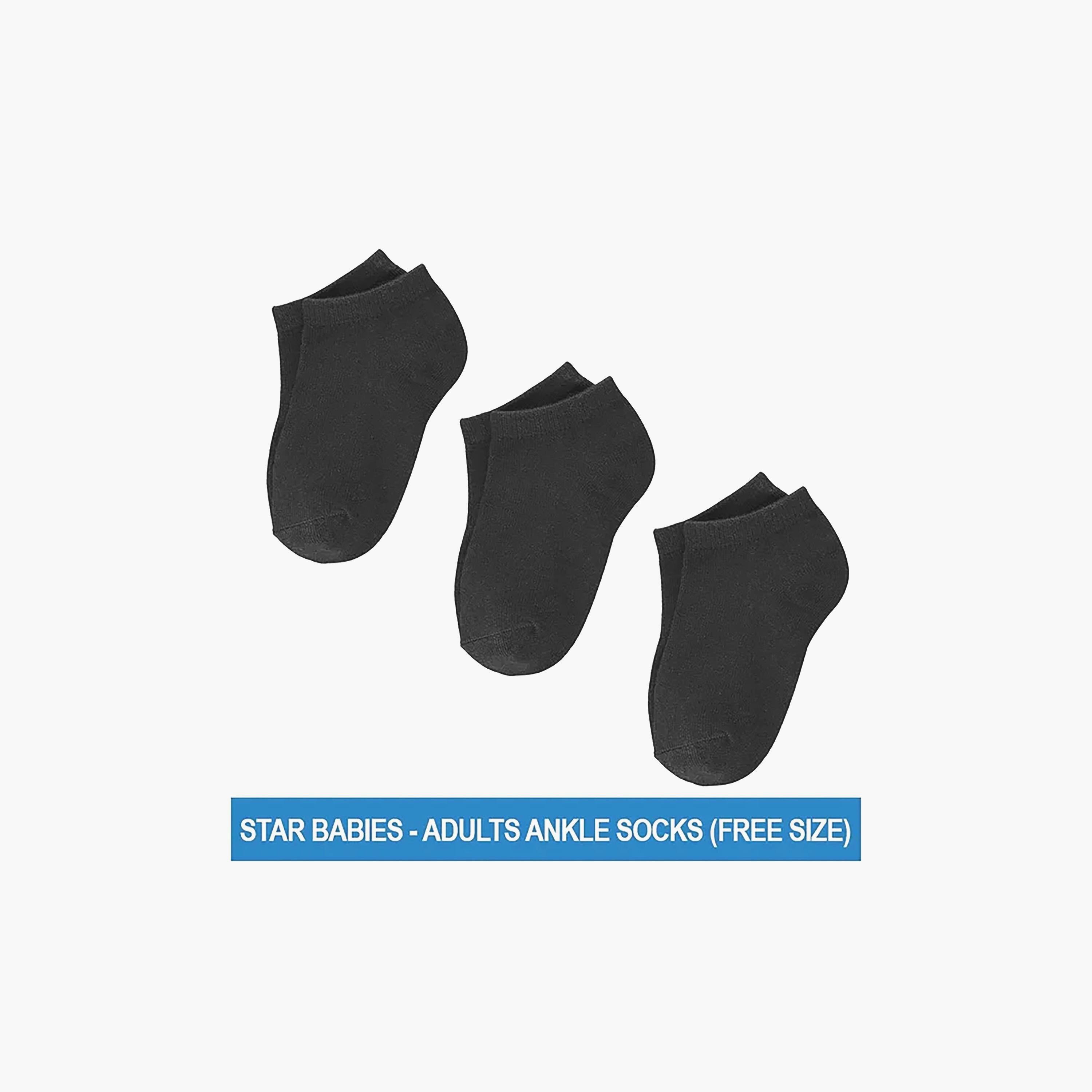 Star Babies 3-Piece Socks Pair, Black-baby-boys-accessories-socks-image-2
