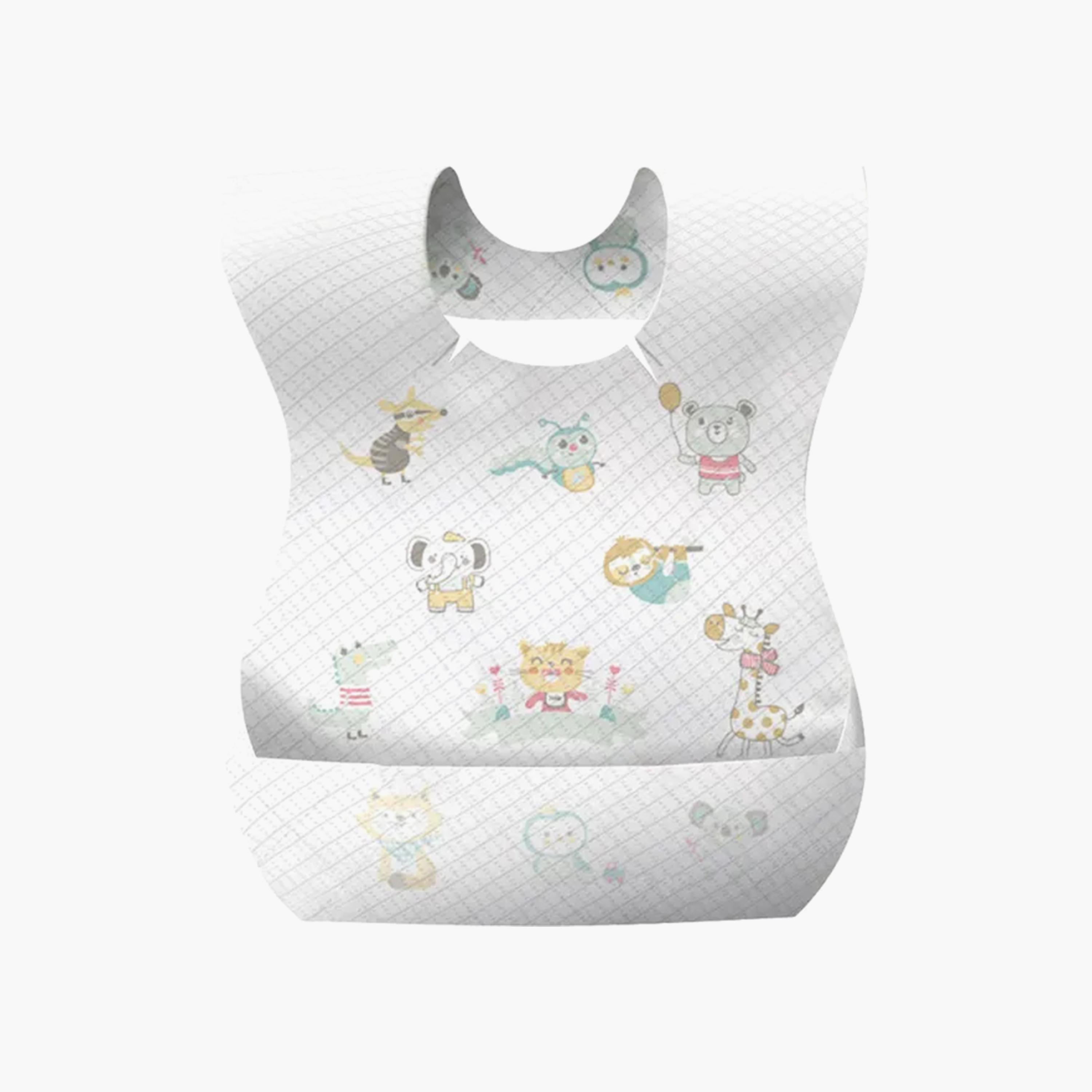 Star Babies 20-Piece Disposable Bibs, Printed-baby-feeding-bibs-image-1