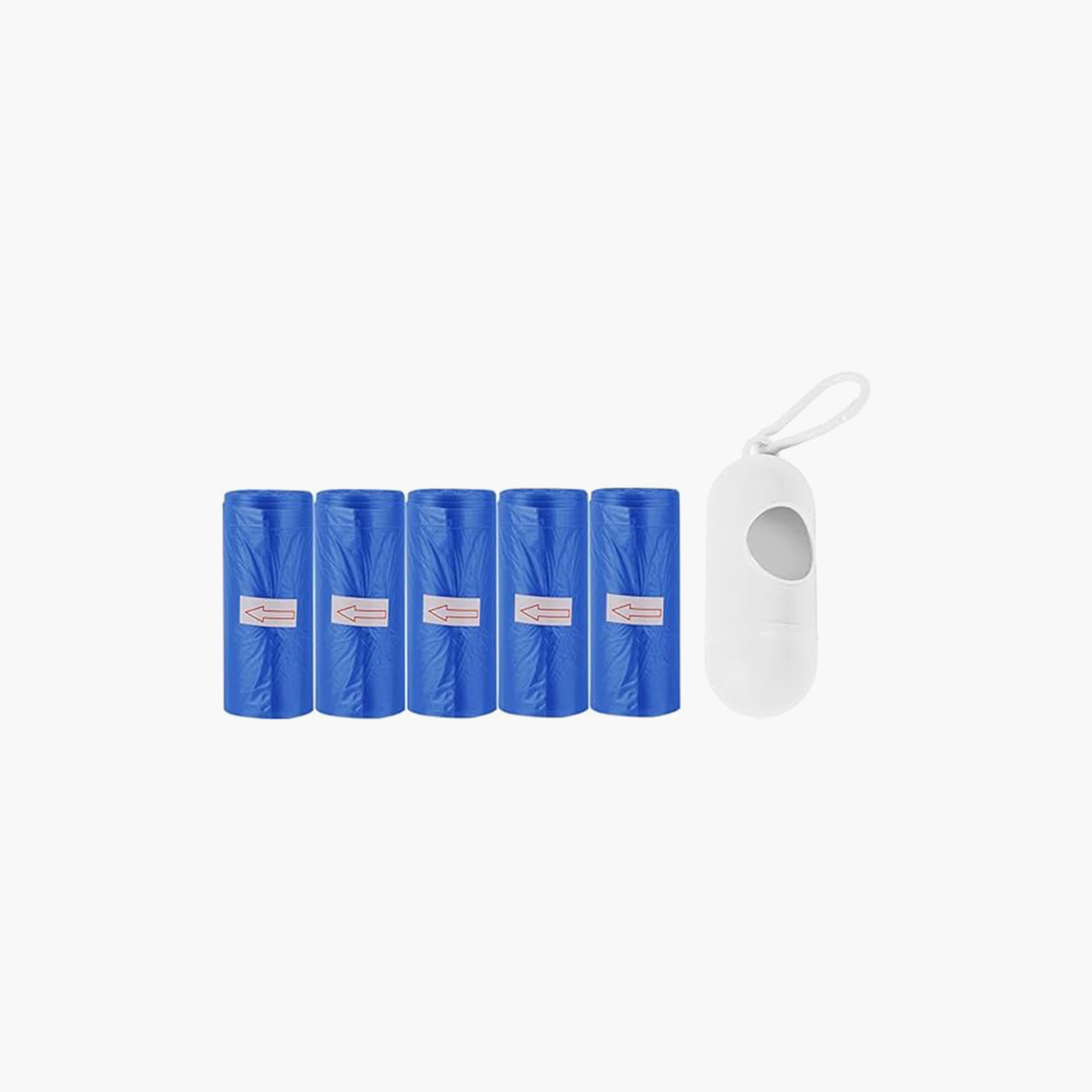 Star Babies 75-Piece Scented Bags with Dispenser, Navy Blue-baby-diapering-binsandrefills-image-2