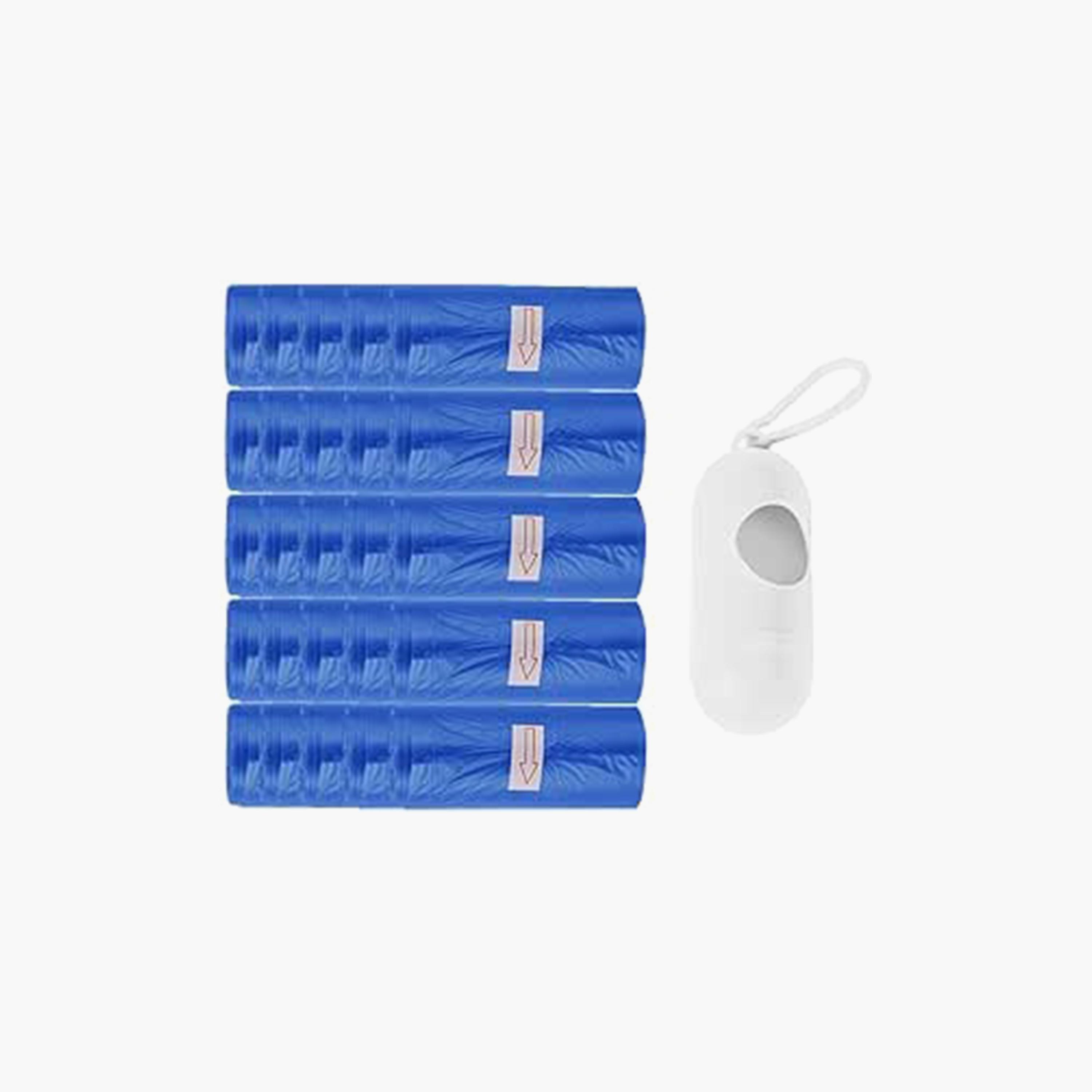 Star Babies 375-Piece Scented Bags with Dispenser, Navy Blue-baby-diapering-binsandrefills-image-2