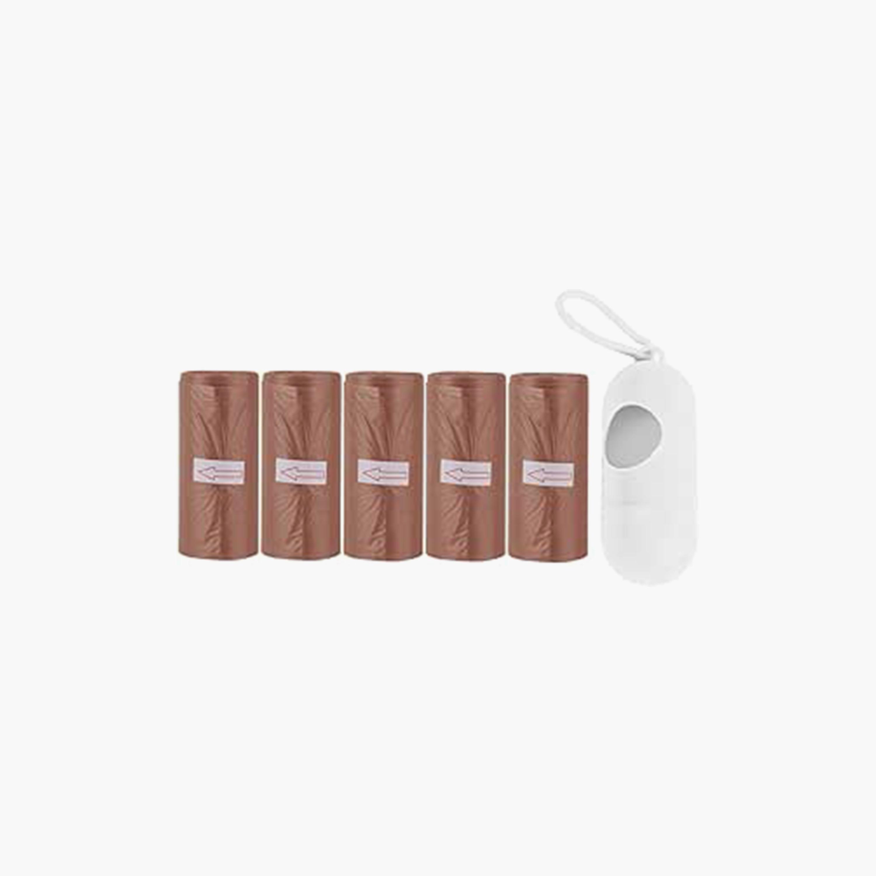 Star Babies 75-Piece Scented Bags with Dispenser, Brown-baby-diapering-binsandrefills-image-2