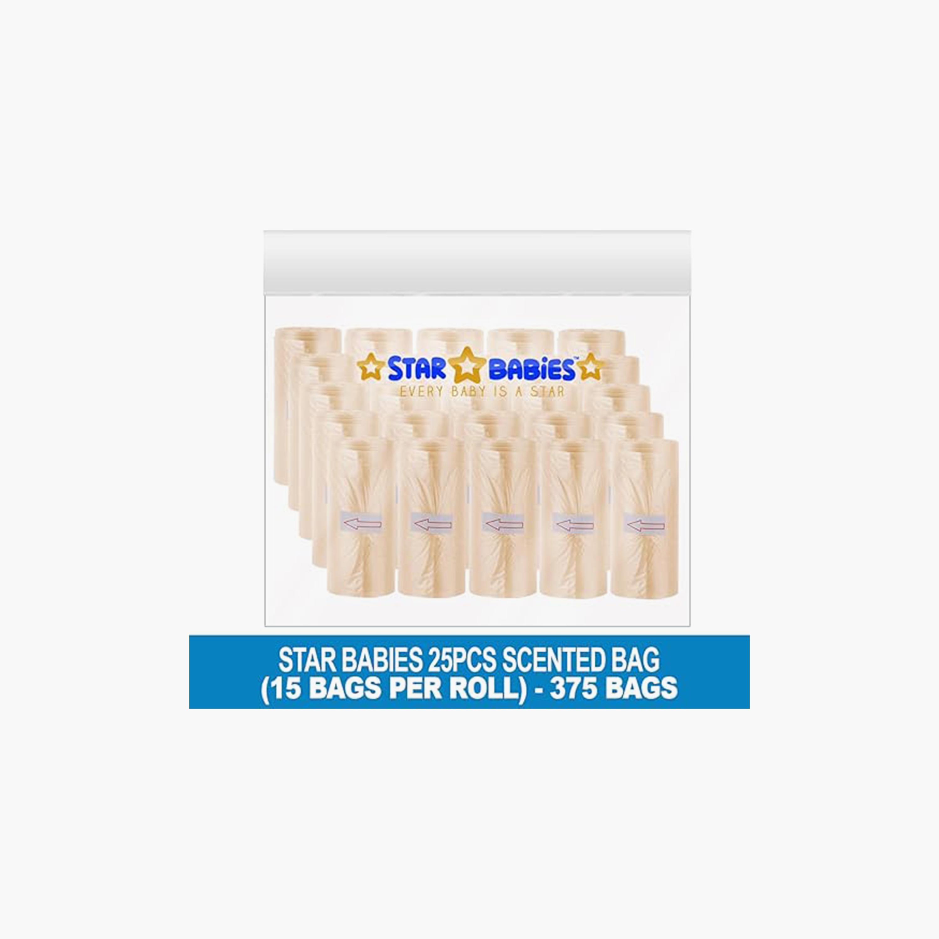 Star Babies 375-Piece Scented Bags, Ivory-baby-diapering-binsandrefills-image-3