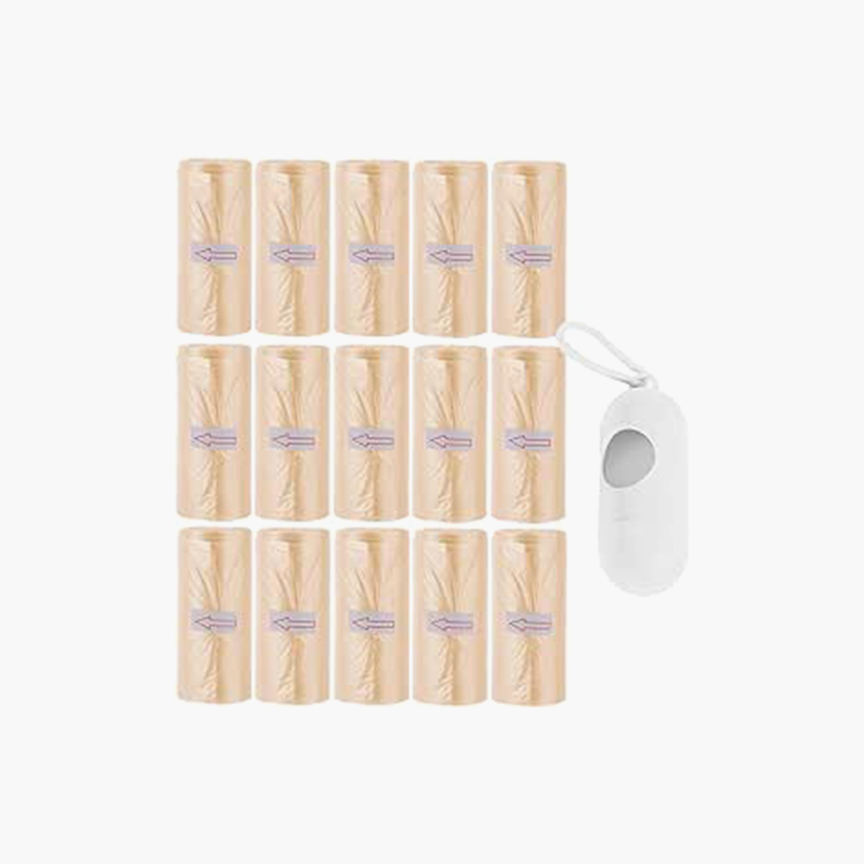 Star Babies 225-Piece Scented Bags with Dispenser, Ivory-baby-diapering-binsandrefills-image-2