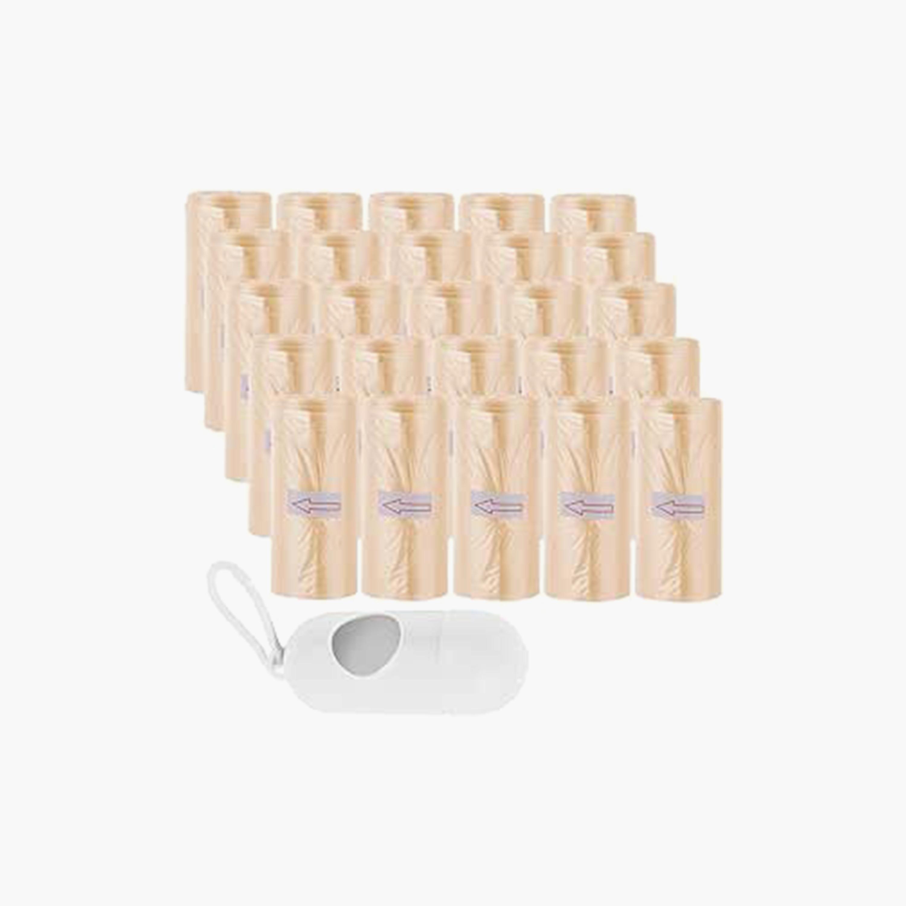 Star Babies 375-Piece Scented Bags with Dispenser, Ivory-baby-diapering-binsandrefills-image-2