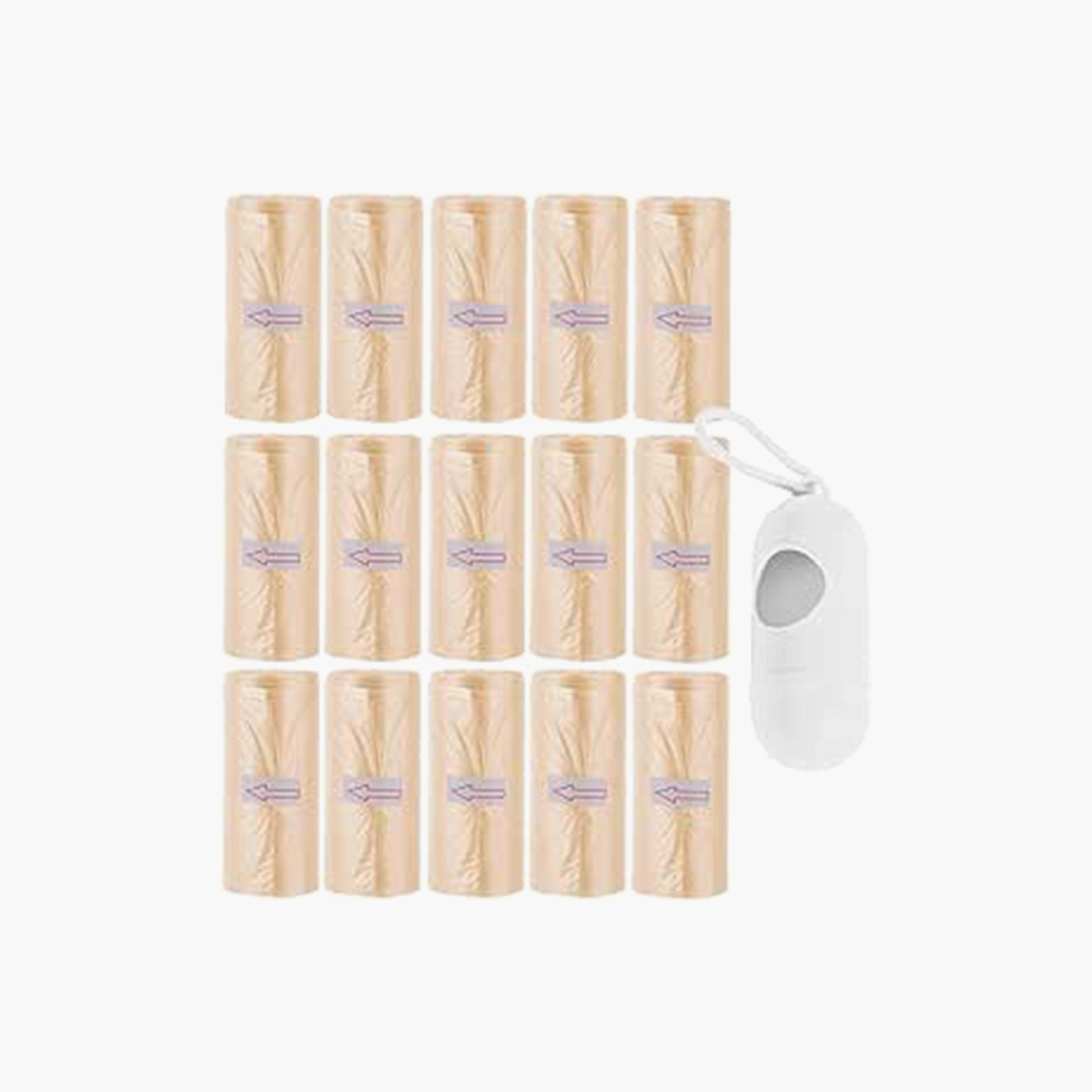 أكياس معطرة من ستار بيبيز مع موزع، 225 قطعة، عاجي-baby-diapering-binsandrefills-image-2