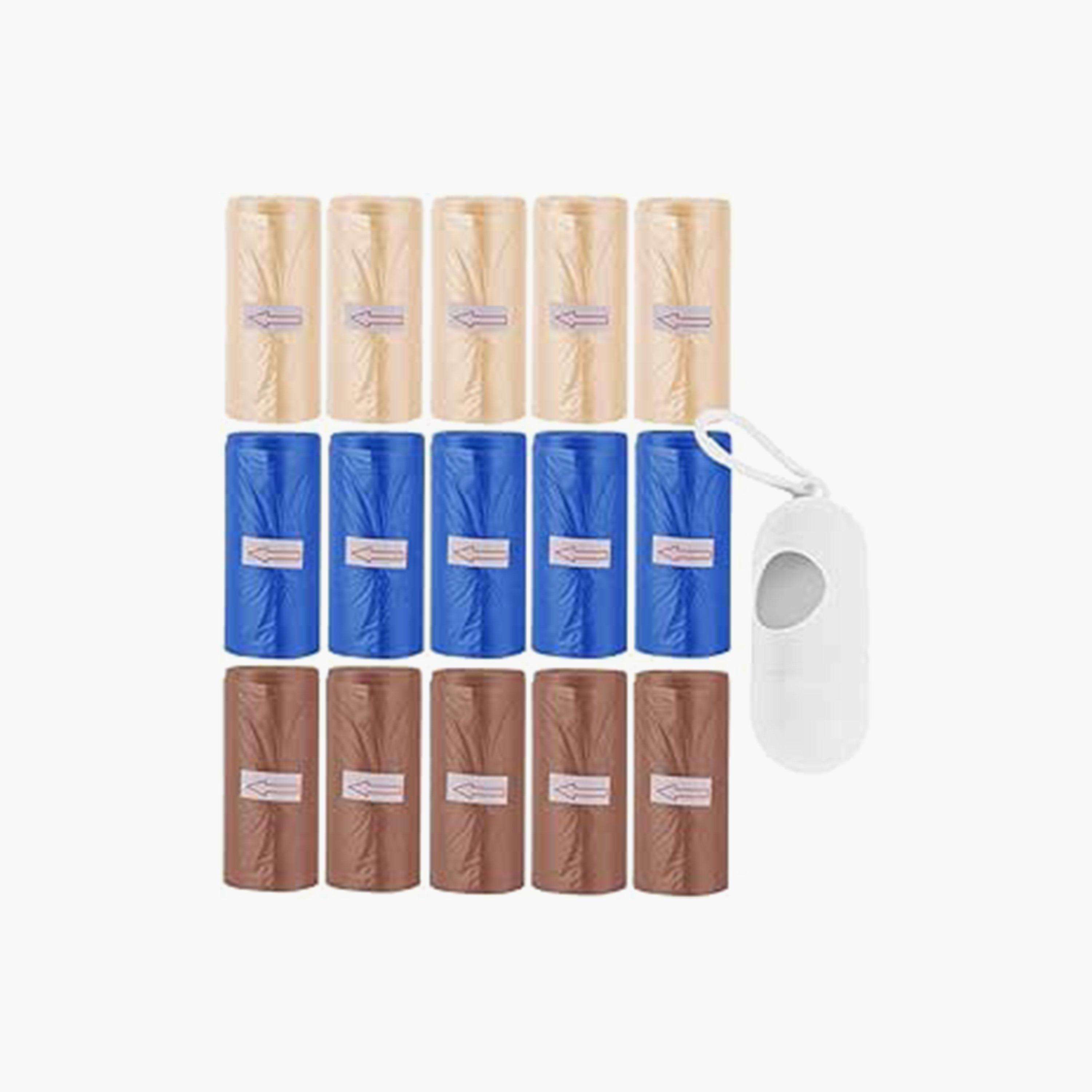أكياس معطرة مع موزع من ستار بيبيز، 225 قطعة، أزرق داكن-baby-diapering-binsandrefills-image-2