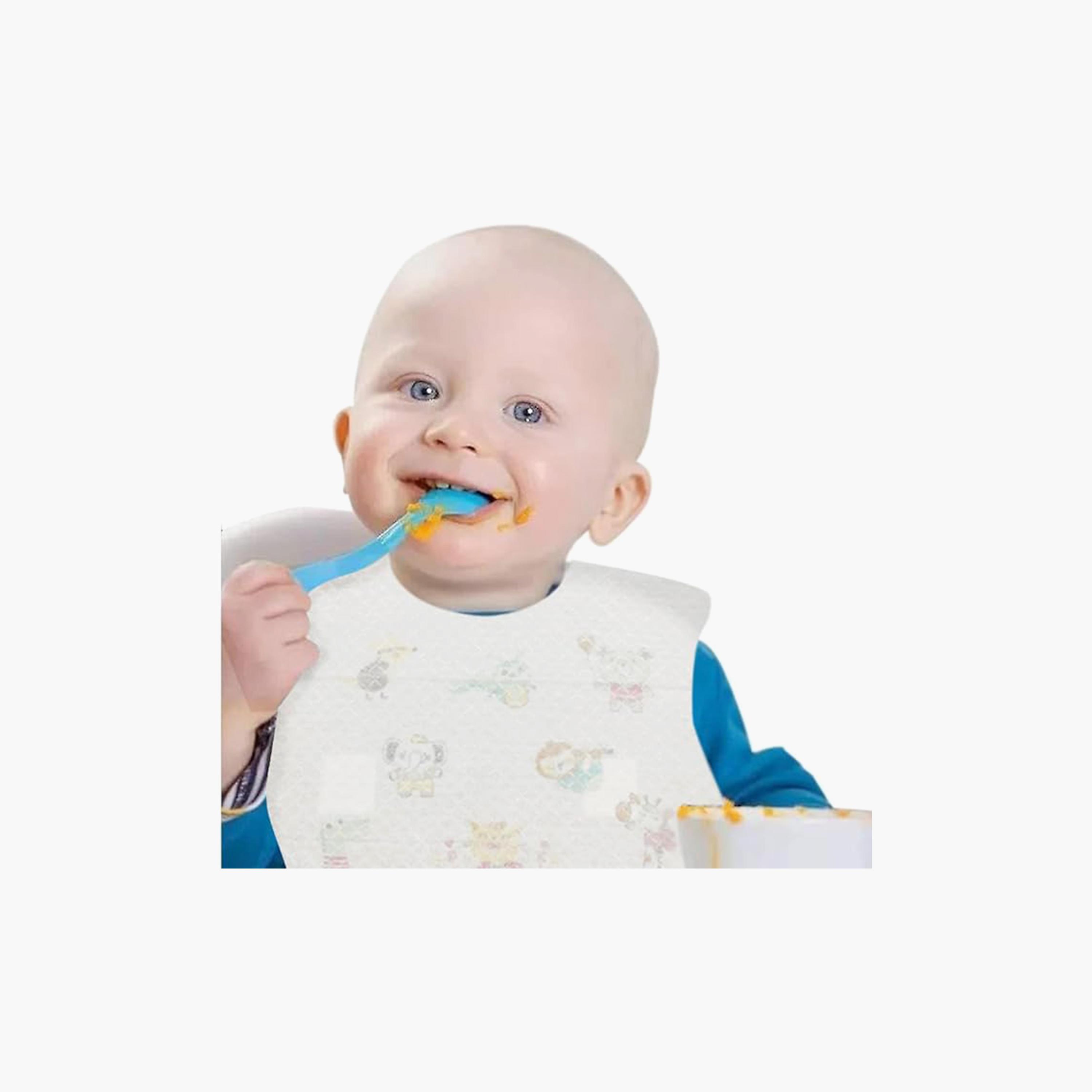 Star Babies 30-Piece Disposable Bibs, Assorted-baby-feeding-bibs-image-4