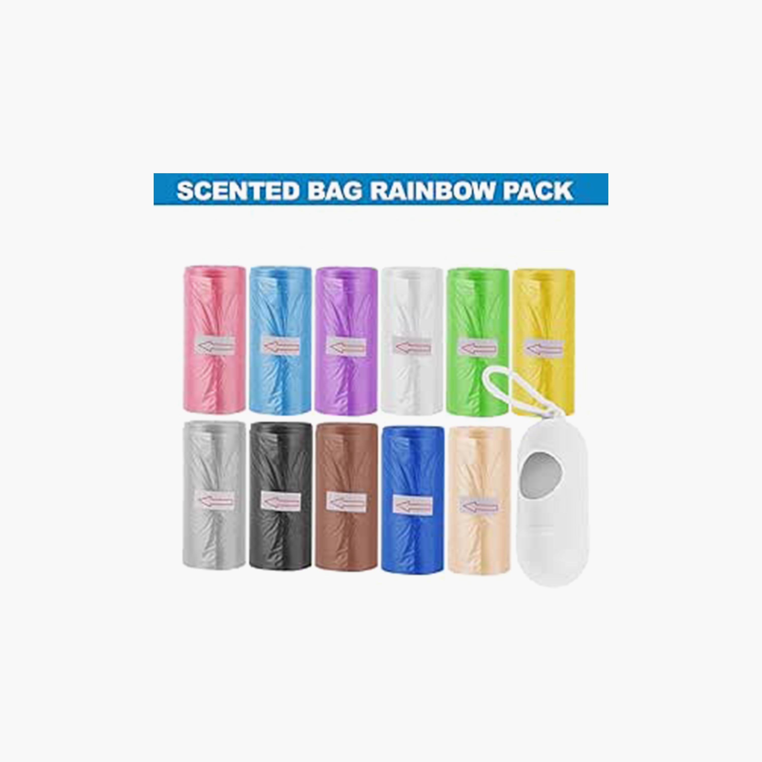 Star Babies 165-Piece Scented Bags with Dispenser, Rainbow-baby-diapering-binsandrefills-image-2