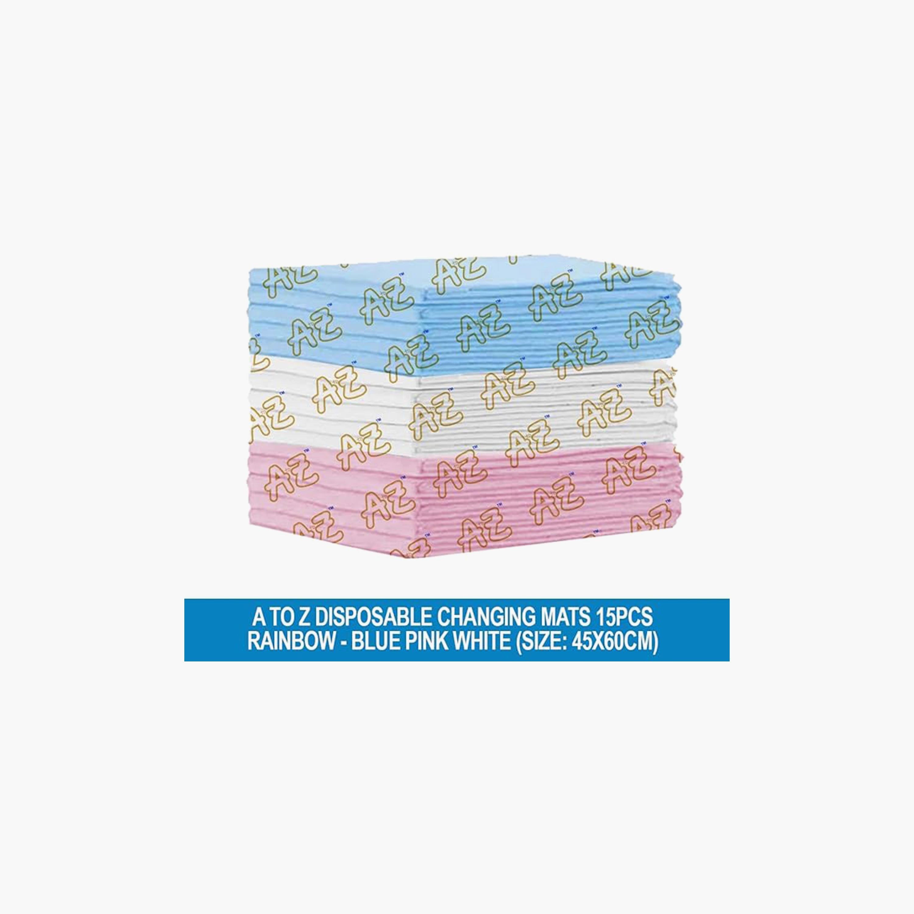 Star Babies 15-Piece Disposable Changing Mats - 45 x 60 cm, Multicolour-baby-diapering-changingmats-image-3