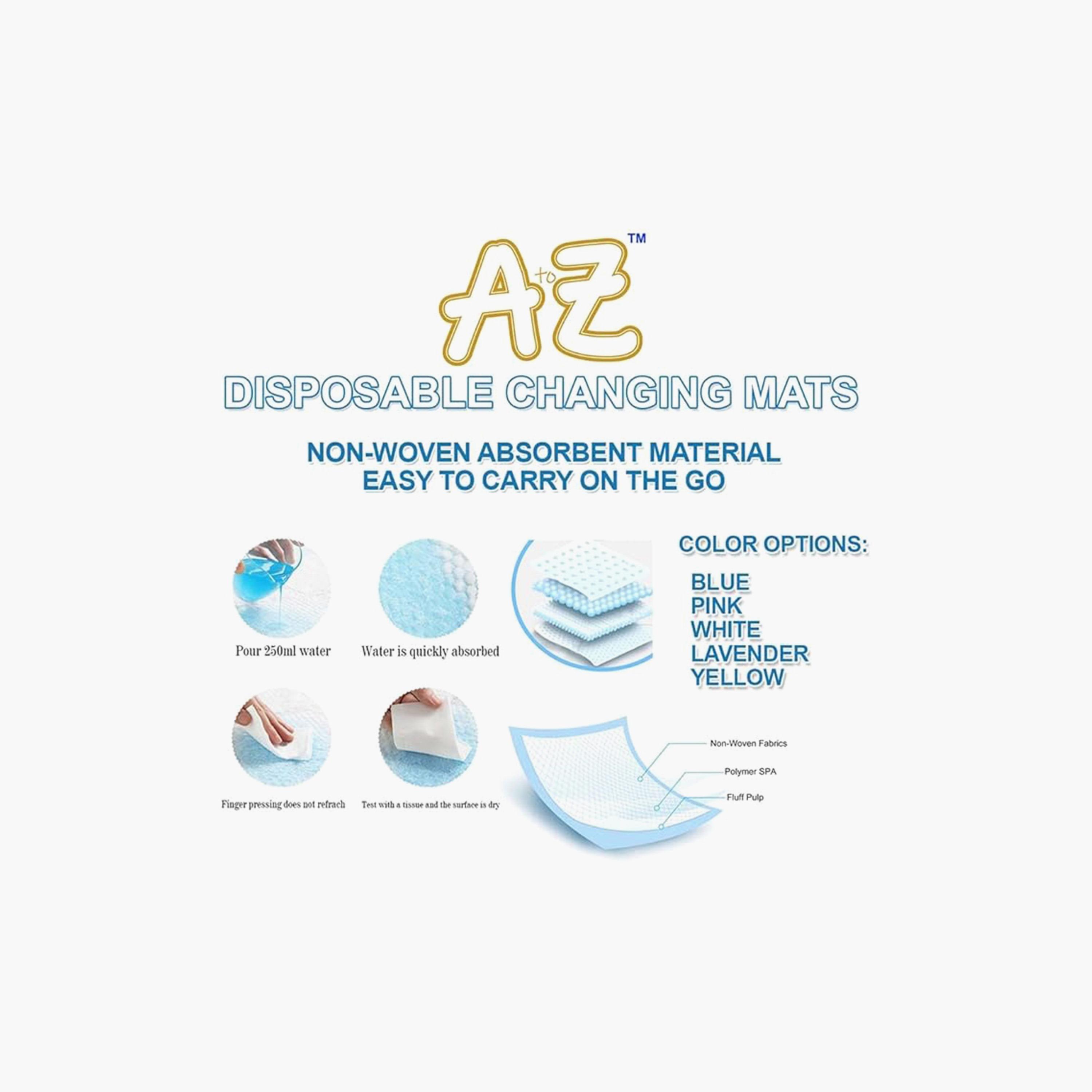 Star Babies 120-Piece Disposable Changing Mats - 45 x 60 cm, Multicolour-baby-diapering-changingmats-image-4